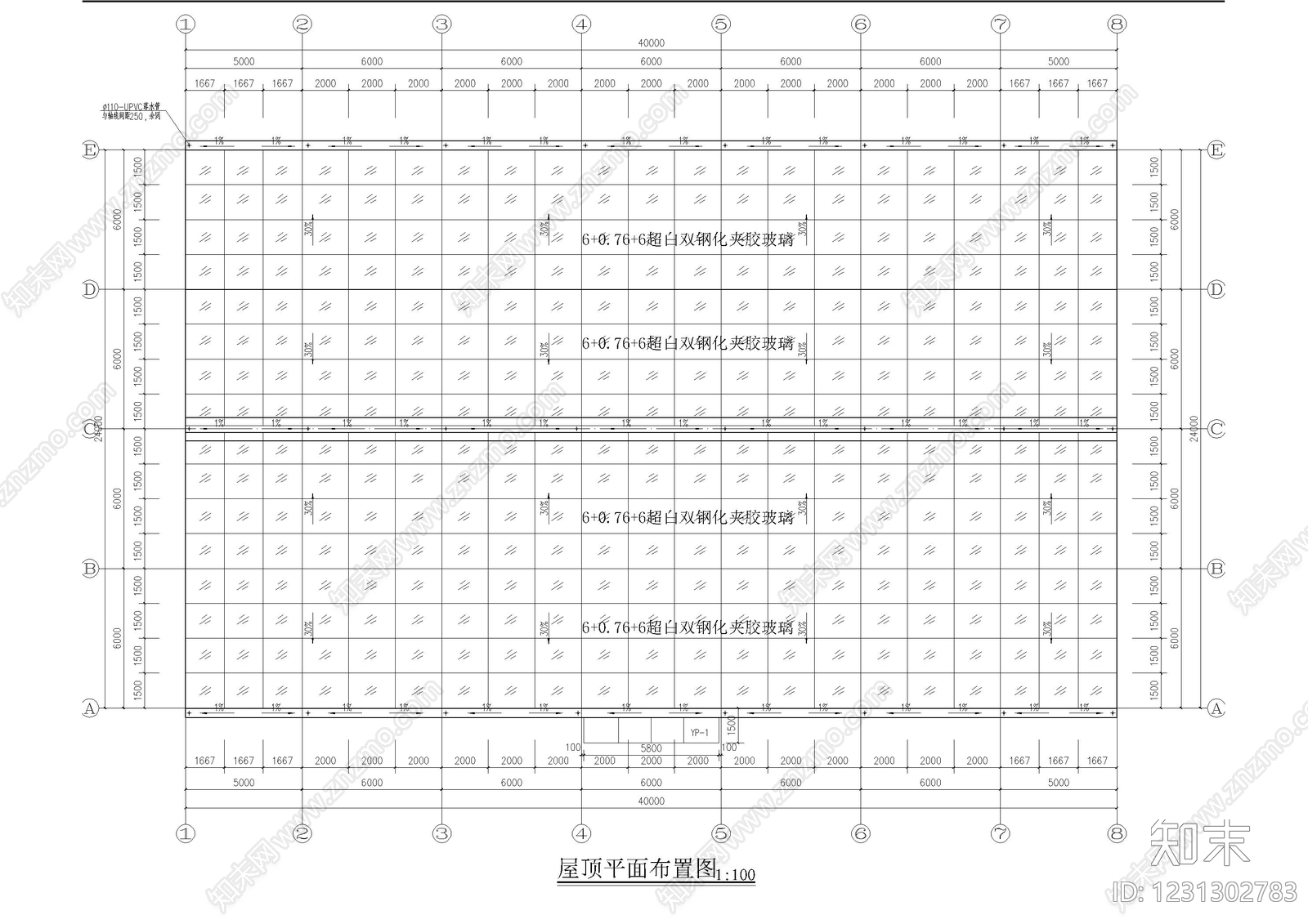 别墅建筑cad施工图下载【ID:1231302783】