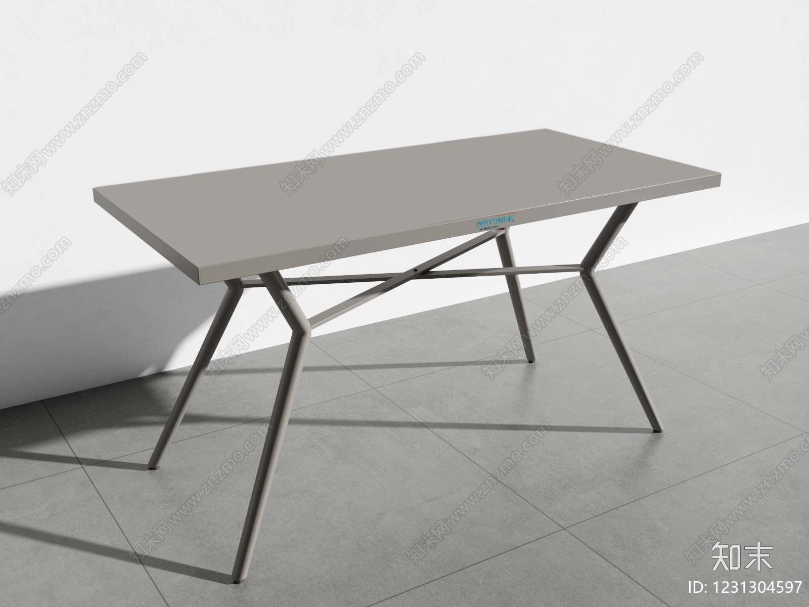 意式极简会议桌3D模型下载【ID:1231304597】