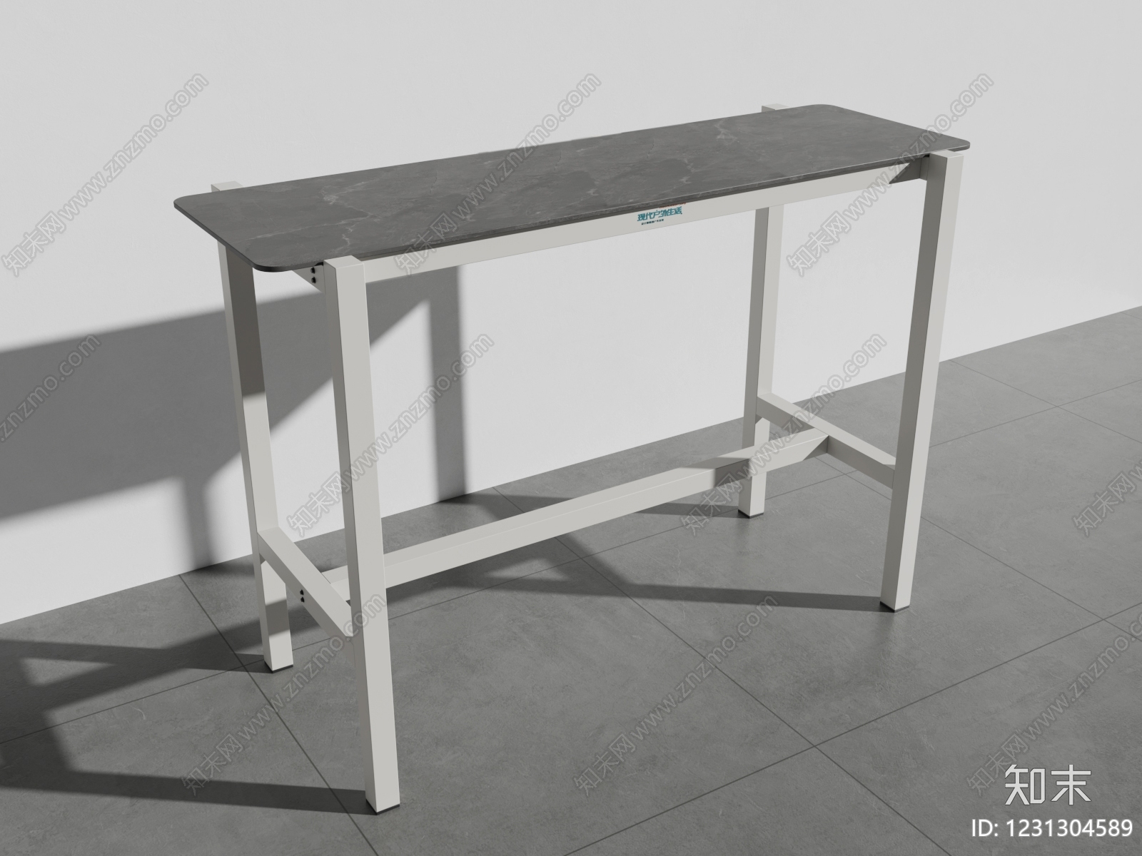 现代简约书桌3D模型下载【ID:1231304589】