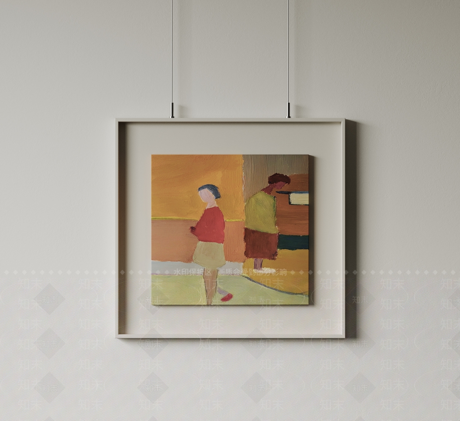 极简抽象挂画3D模型下载【ID:1231310119】