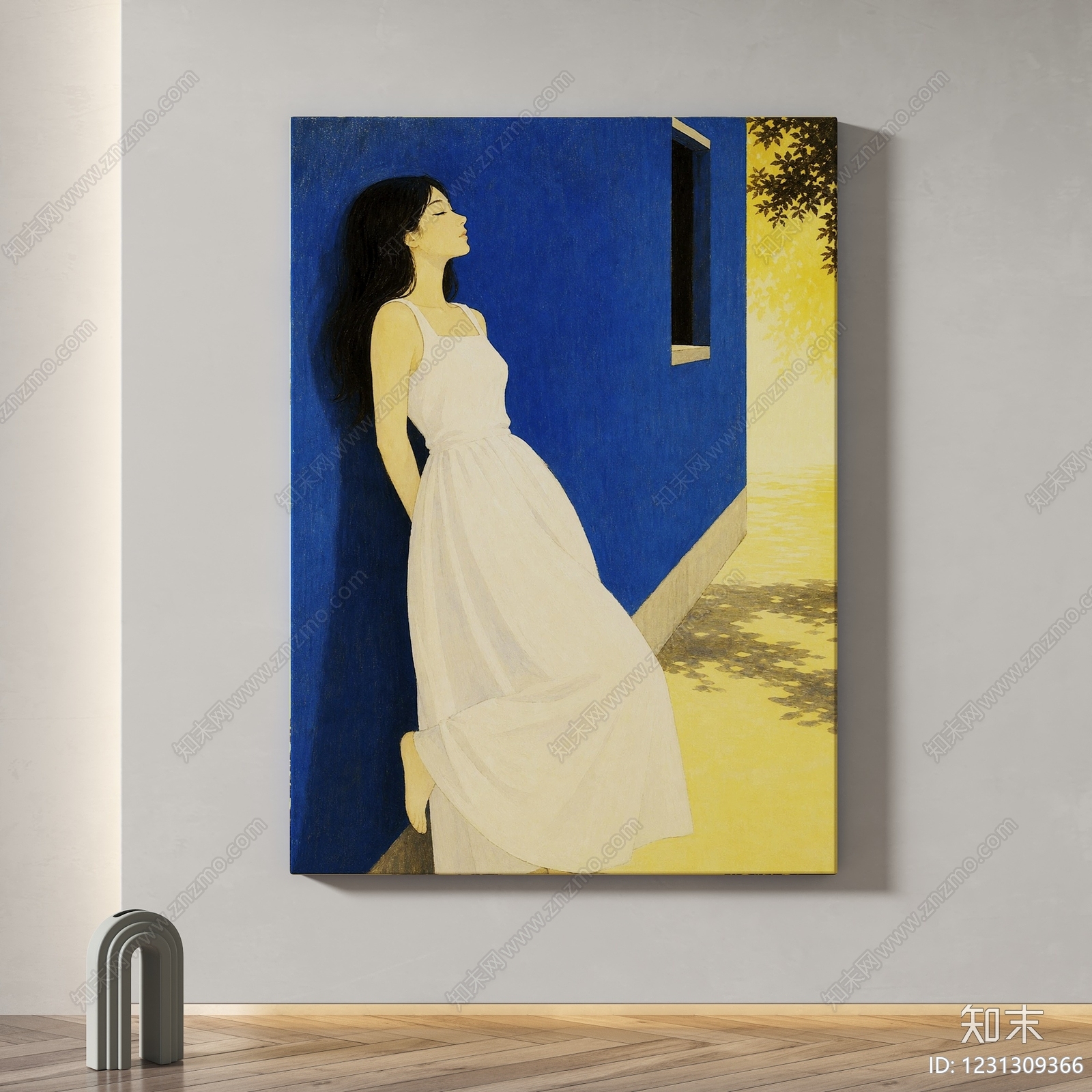 现代简约儿童挂画3D模型下载【ID:1231309366】