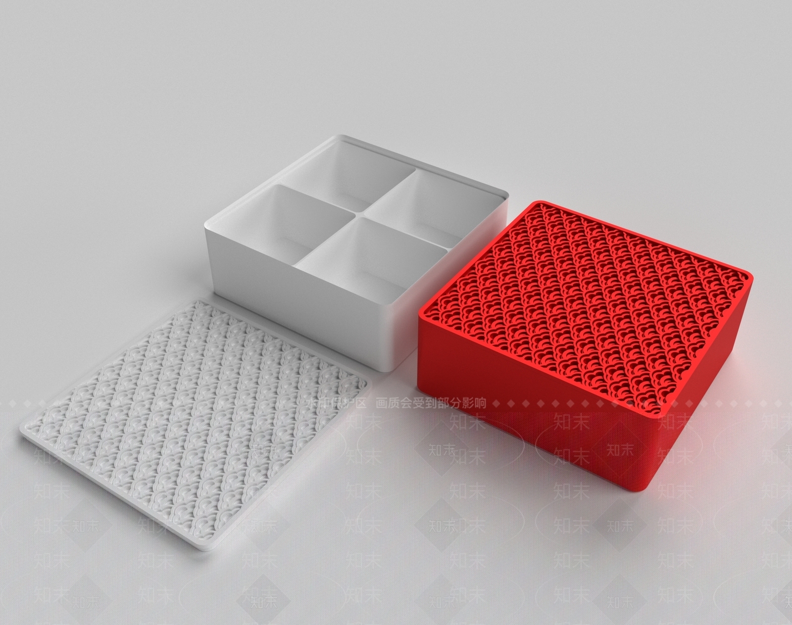 新中式盒子3D模型下载【ID:1231310509】