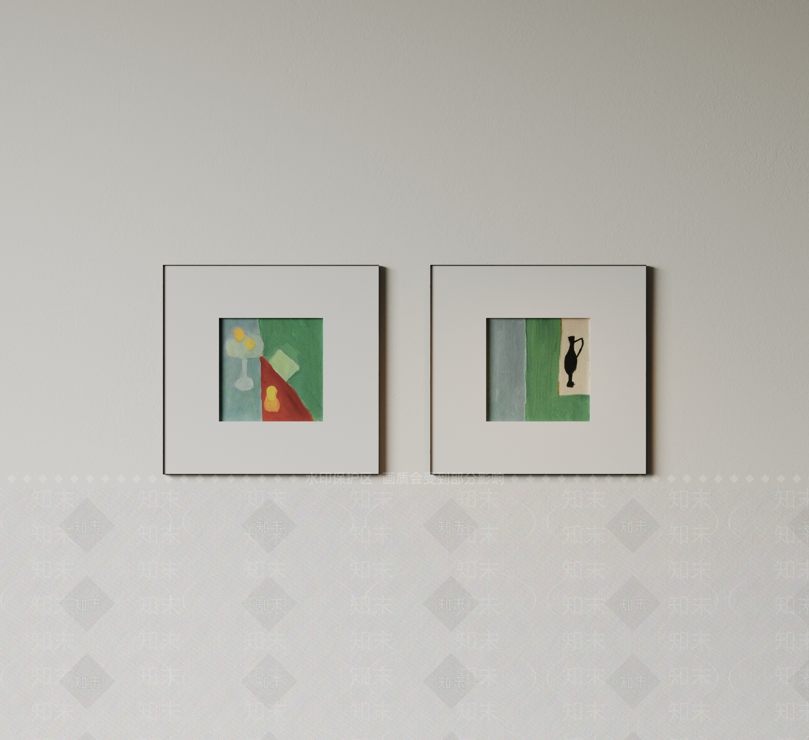 极简抽象挂画3D模型下载【ID:1231312039】
