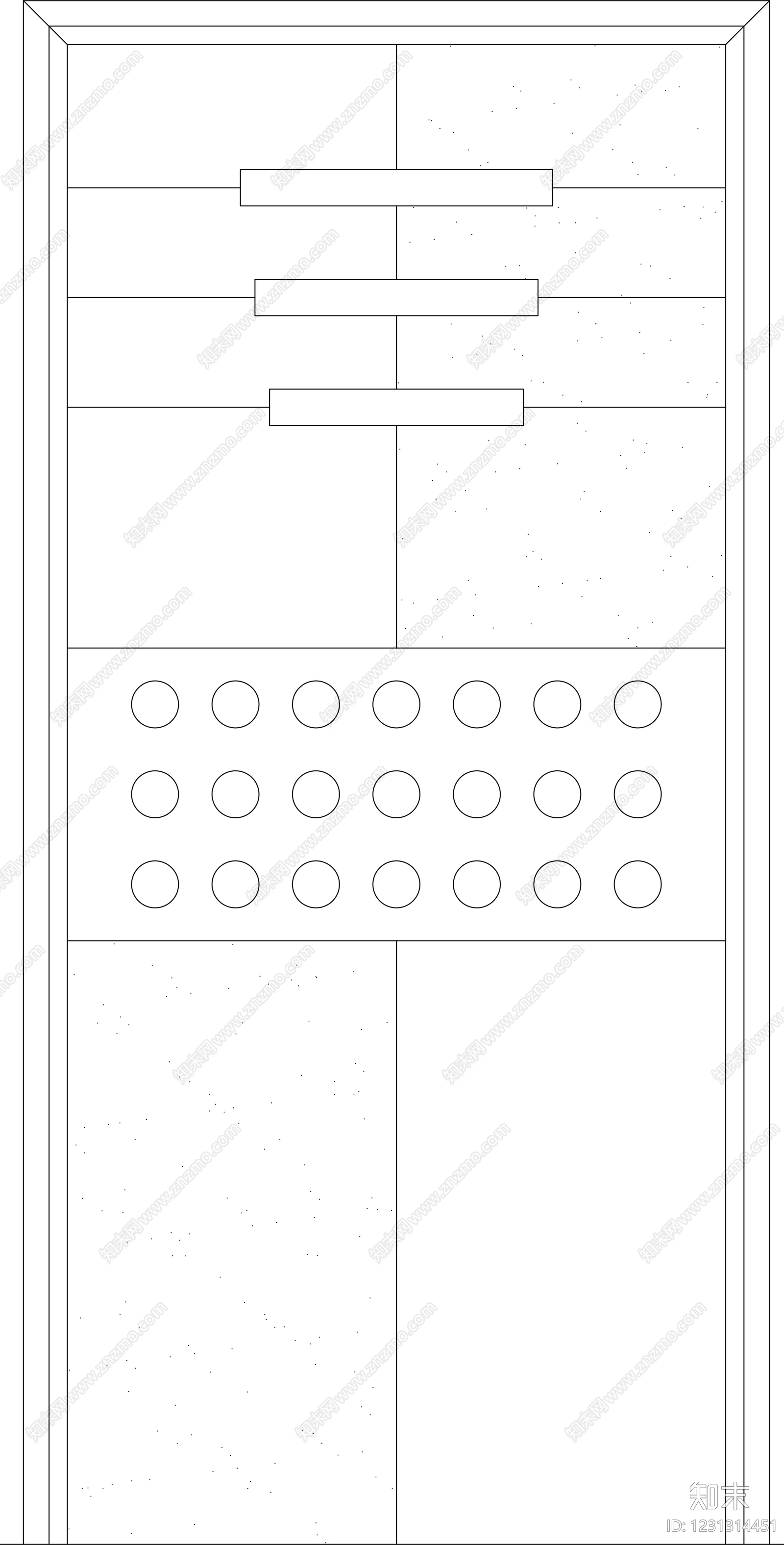 入户门cad施工图下载【ID:1231314451】