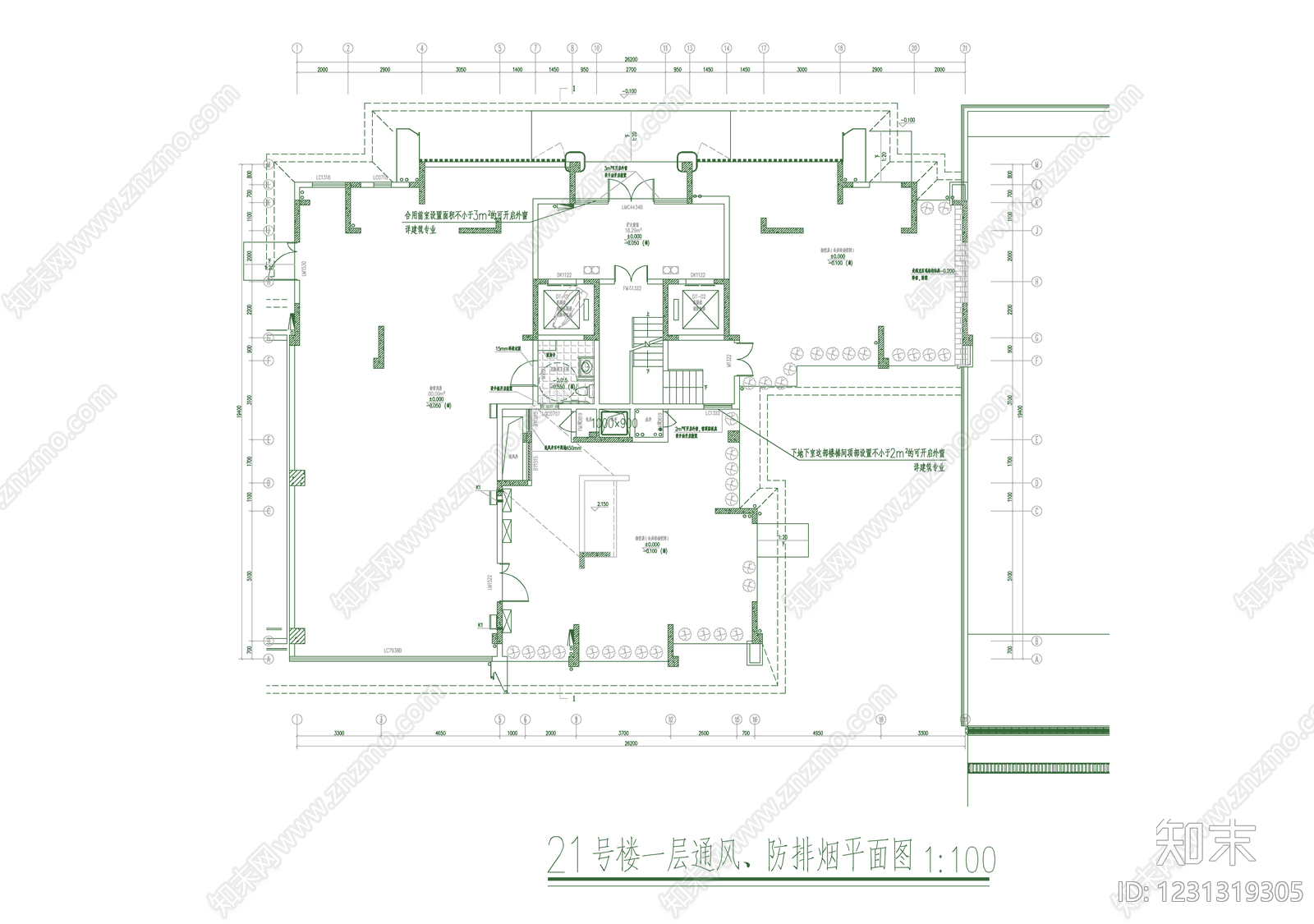 通风系统cad施工图下载【ID:1231319305】