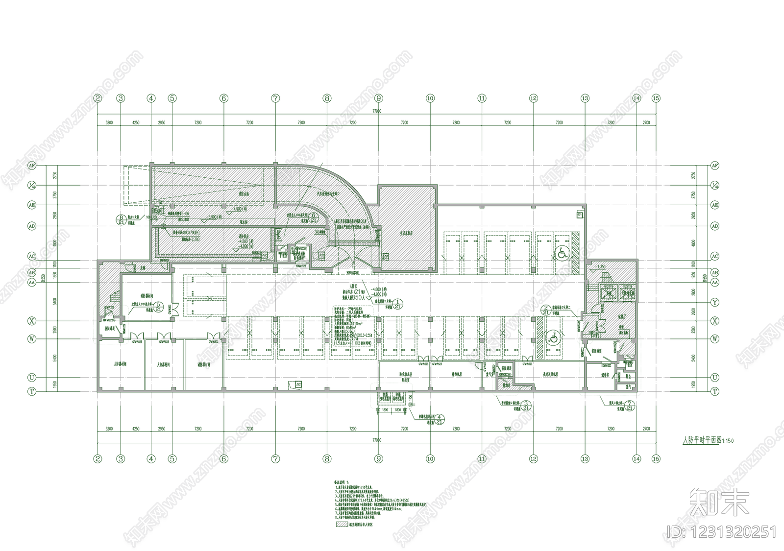 其他居住建筑cad施工图下载【ID:1231320251】