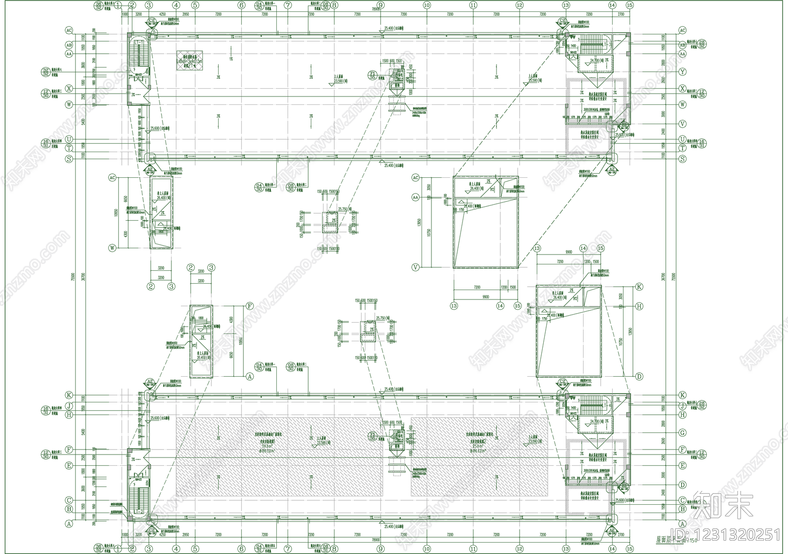 其他居住建筑cad施工图下载【ID:1231320251】