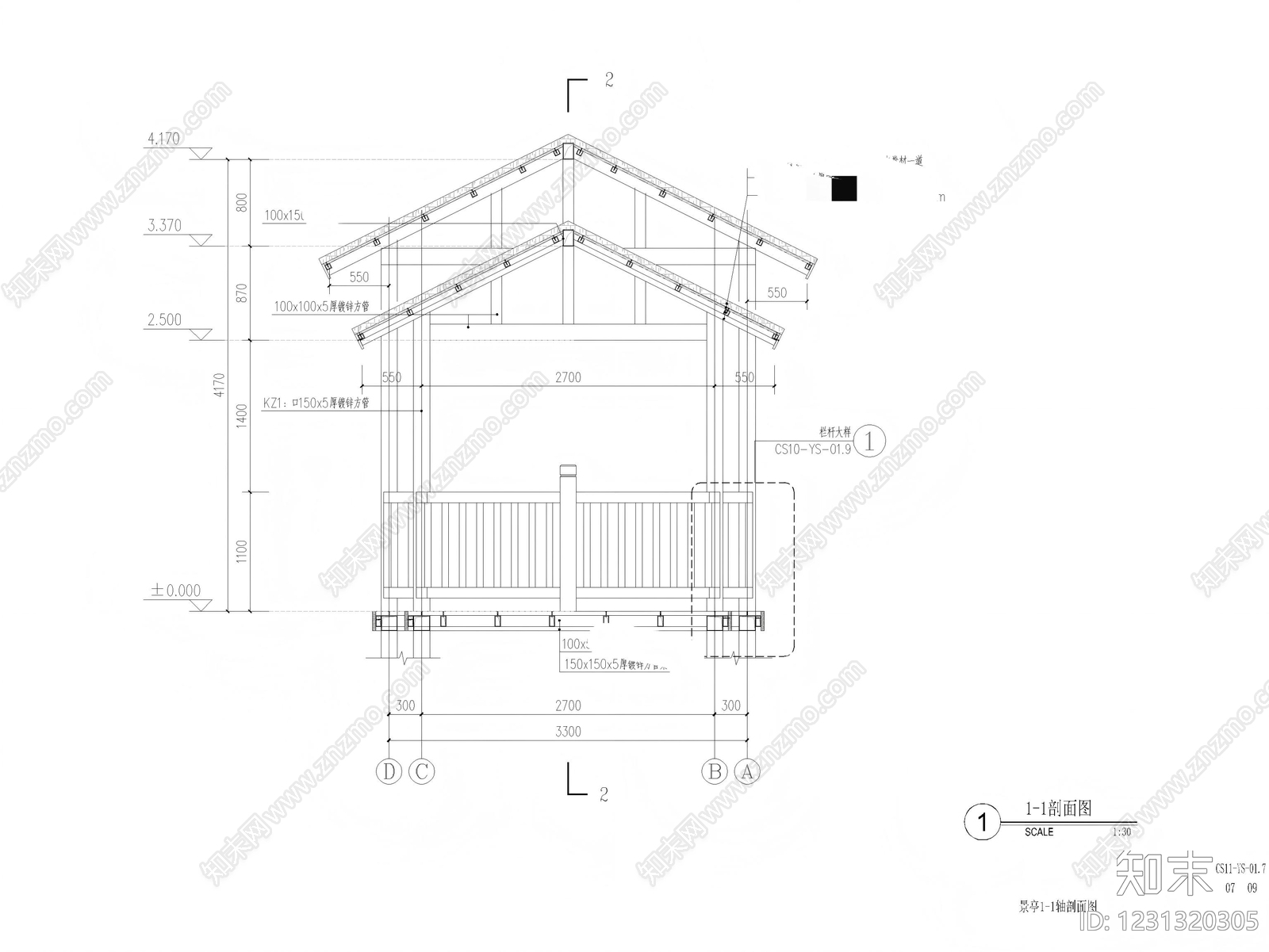 湿地公园cad施工图下载【ID:1231320305】
