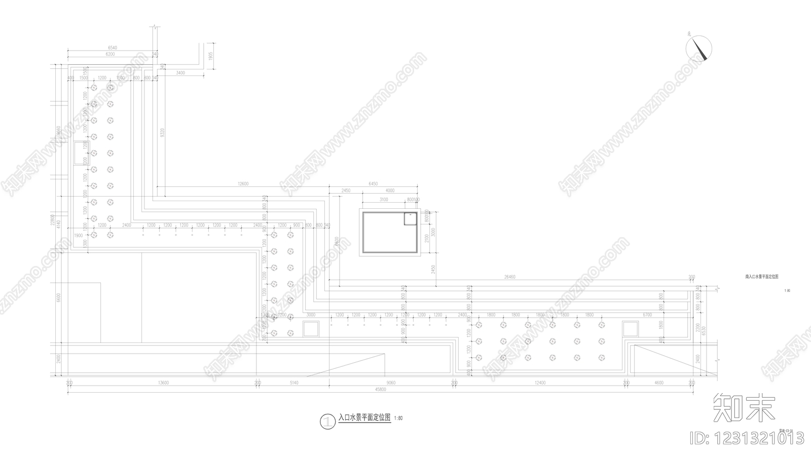 跌水景观cad施工图下载【ID:1231321013】