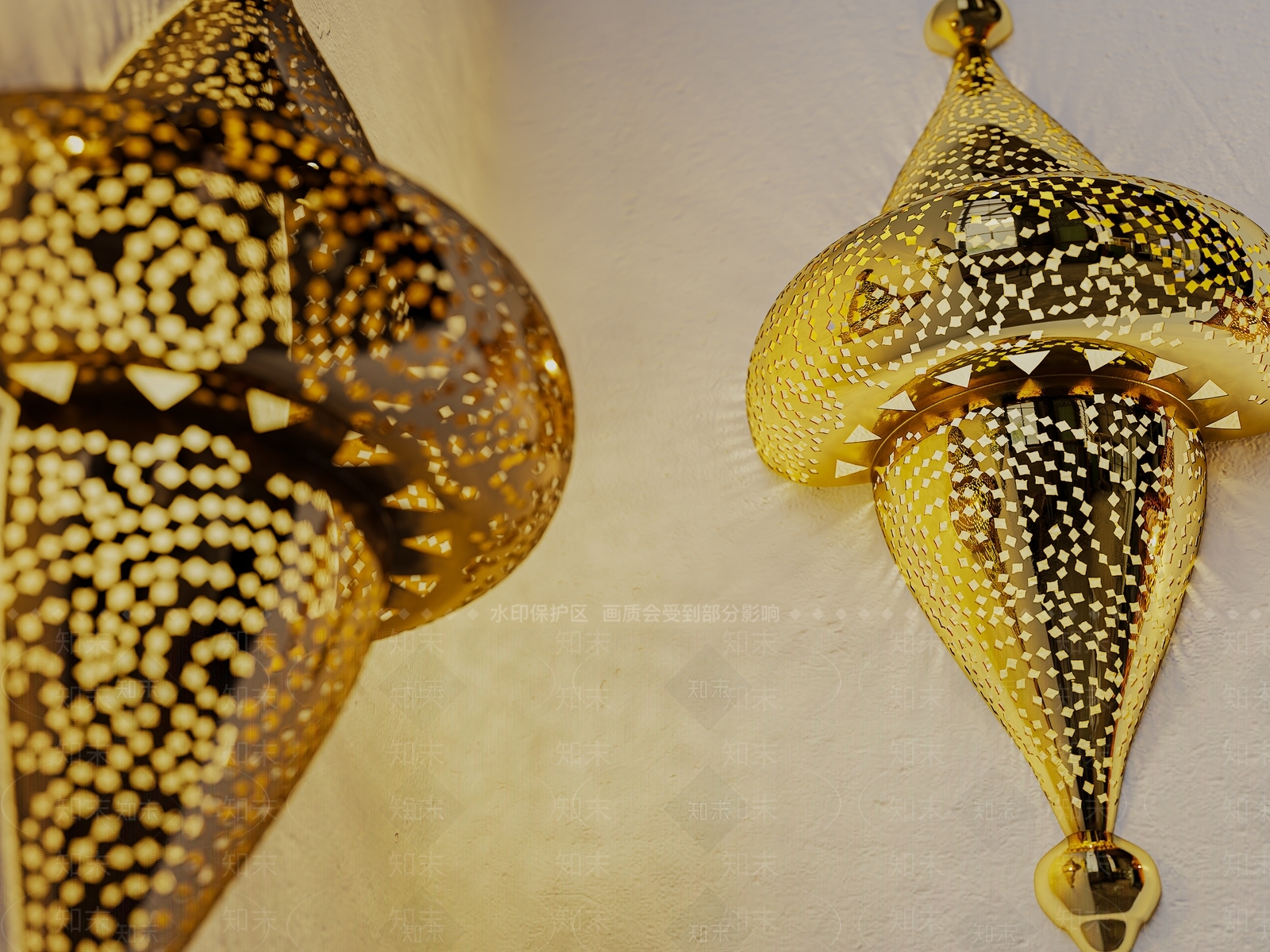 轻奢金属壁灯3D模型下载【ID:1231321131】