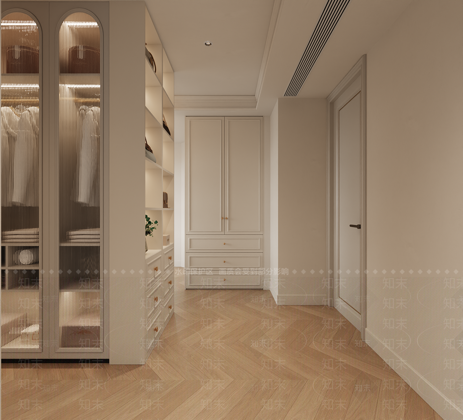 法式衣帽间3D模型下载【ID:1231323332】