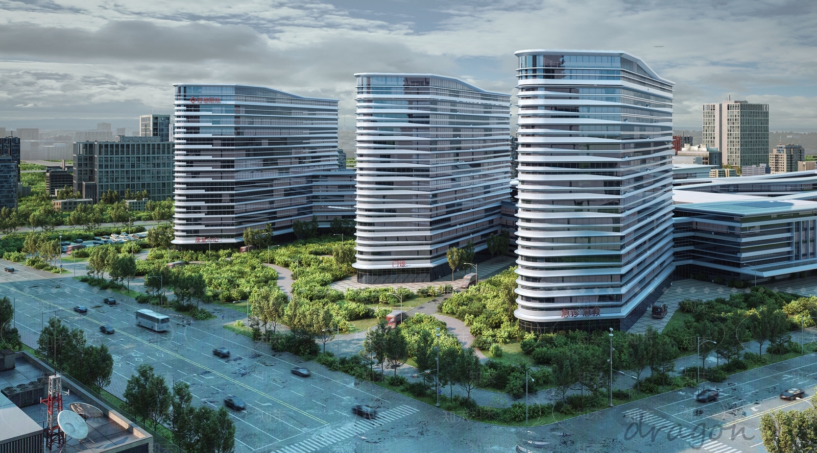 现代主义其他公共建筑3D模型下载【ID:1231338898】