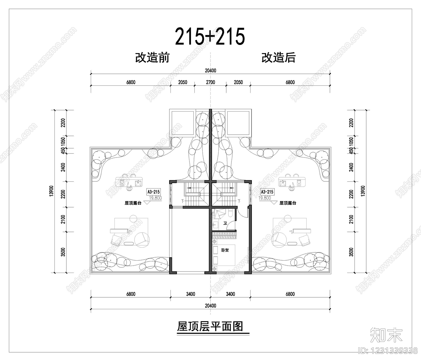 多层住宅cad施工图下载【ID:1231339338】
