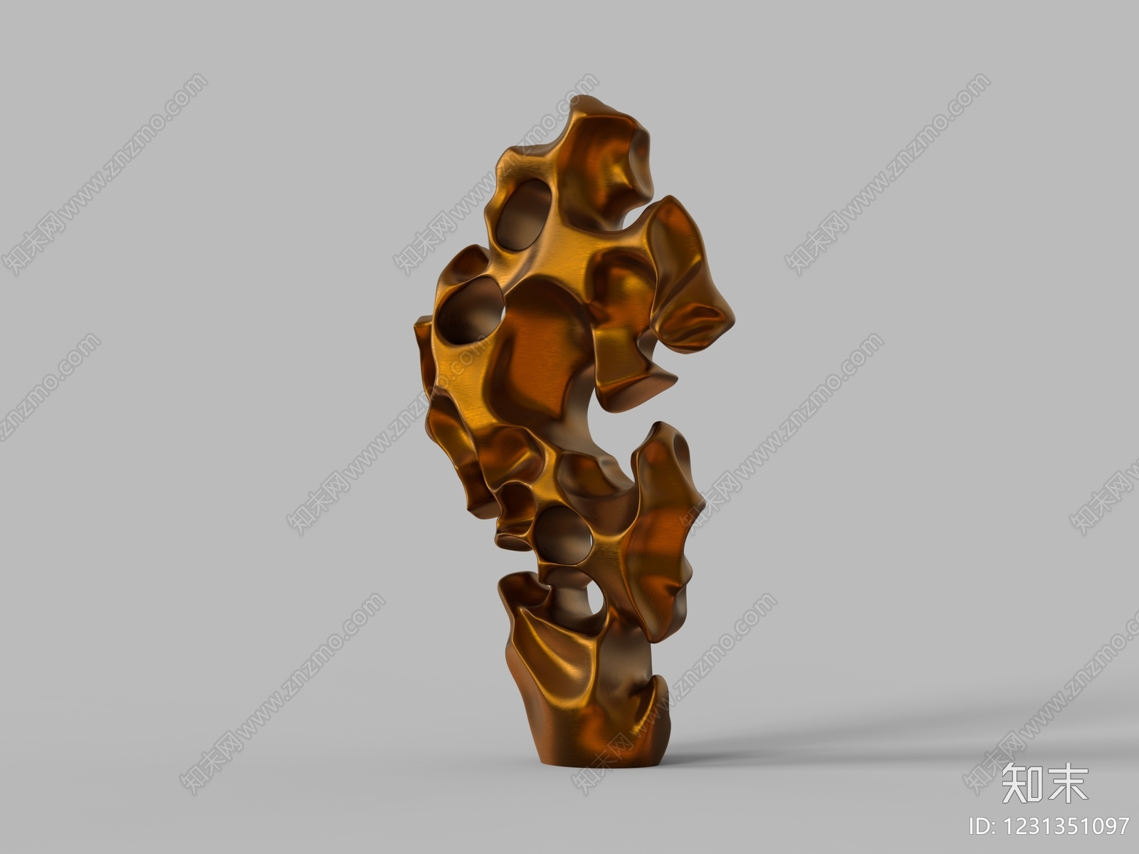 中式雕塑摆件3D模型下载【ID:1231351097】
