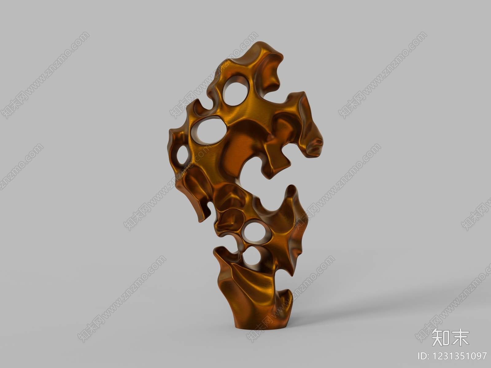 中式雕塑摆件3D模型下载【ID:1231351097】