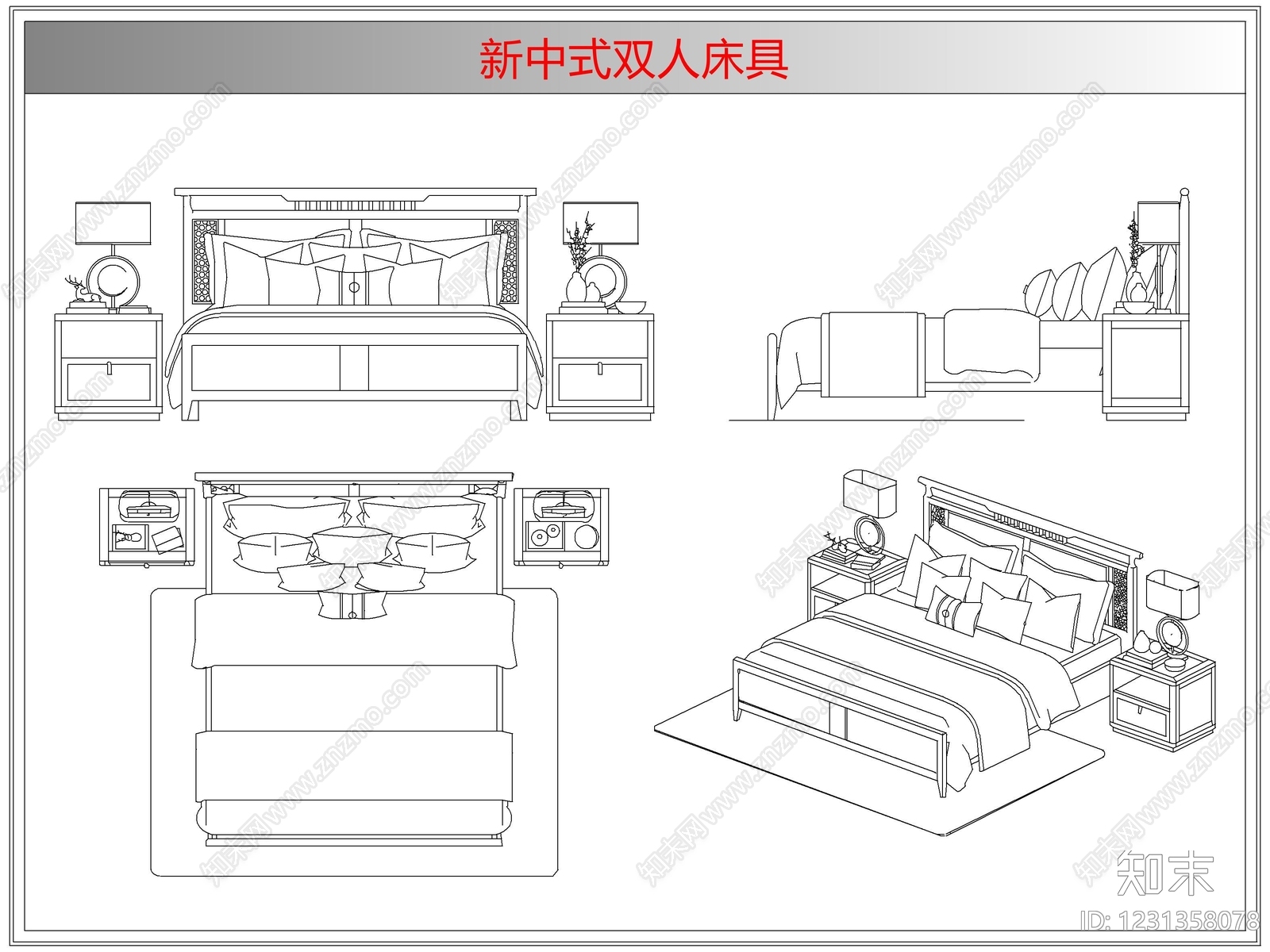 床cad施工图下载【ID:1231358078】