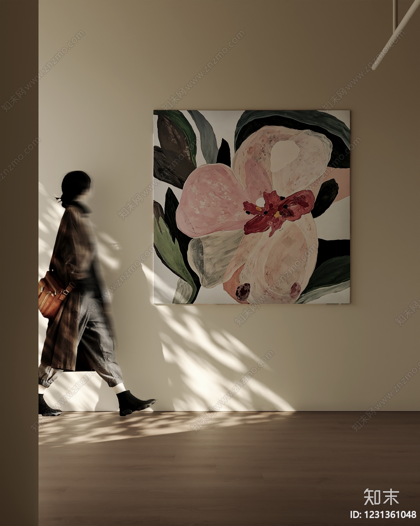 极简抽象挂画3D模型下载【ID:1231361048】