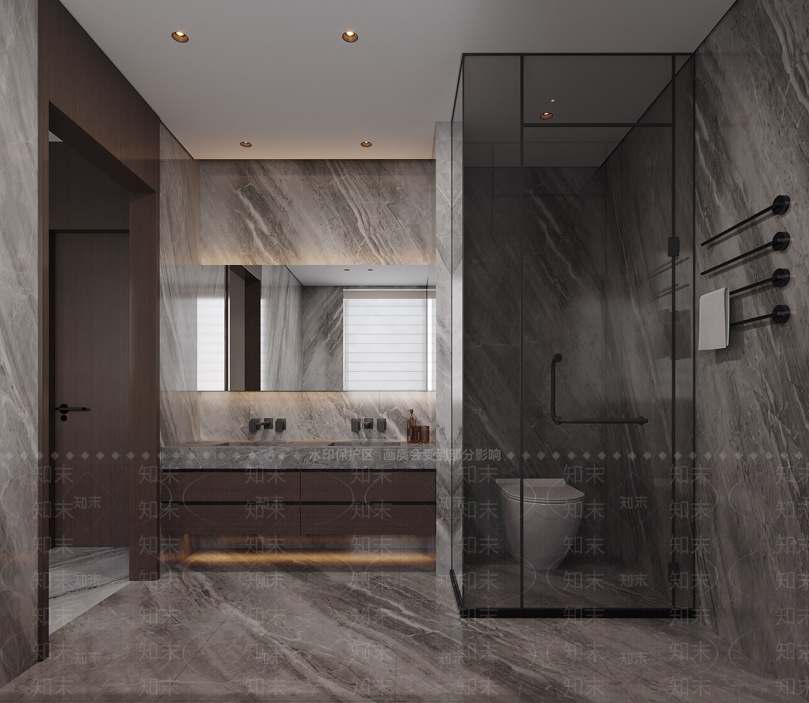 意式极简主卧3D模型下载【ID:1231393058】
