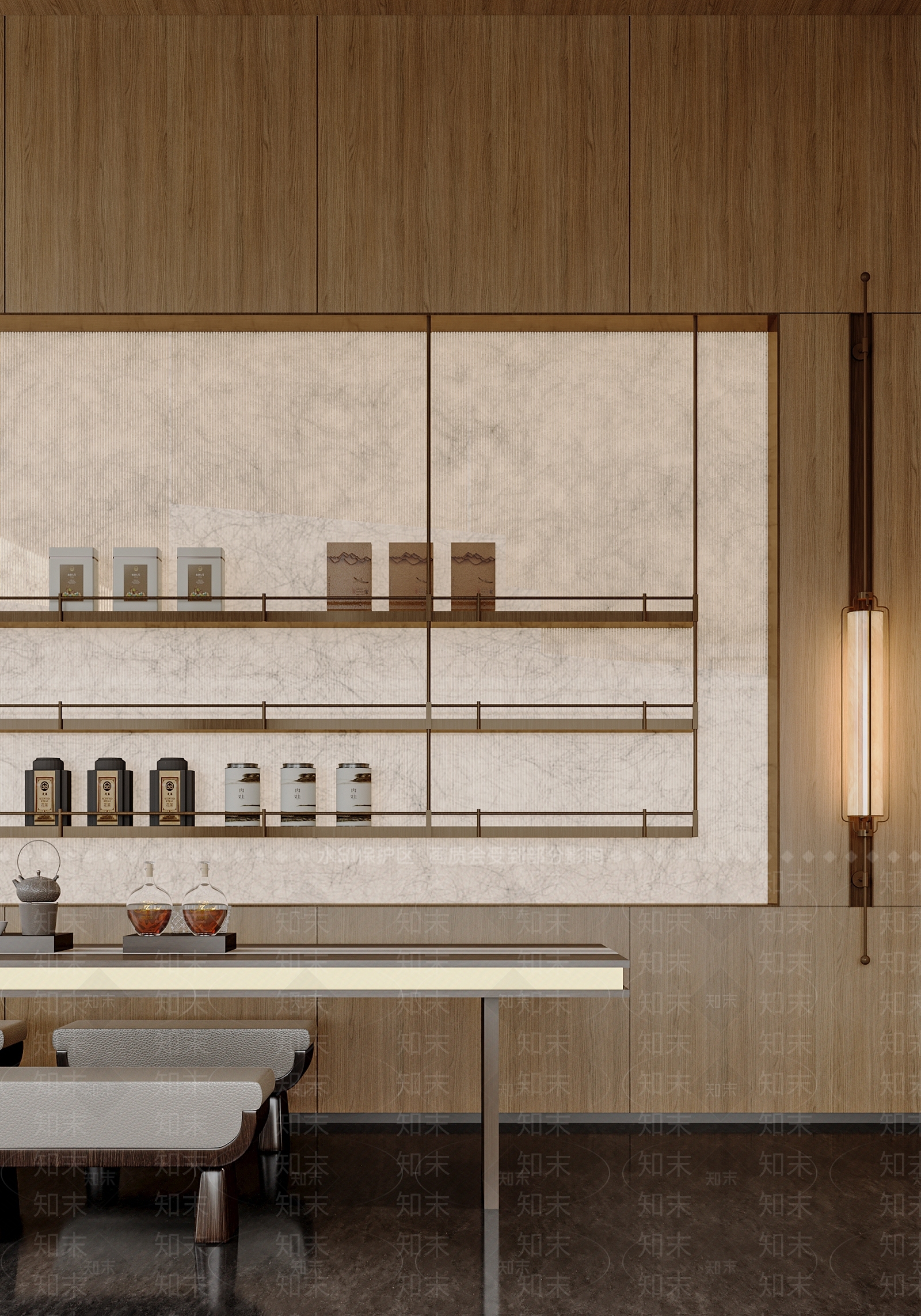 新中式茶馆3D模型下载【ID:1231405253】