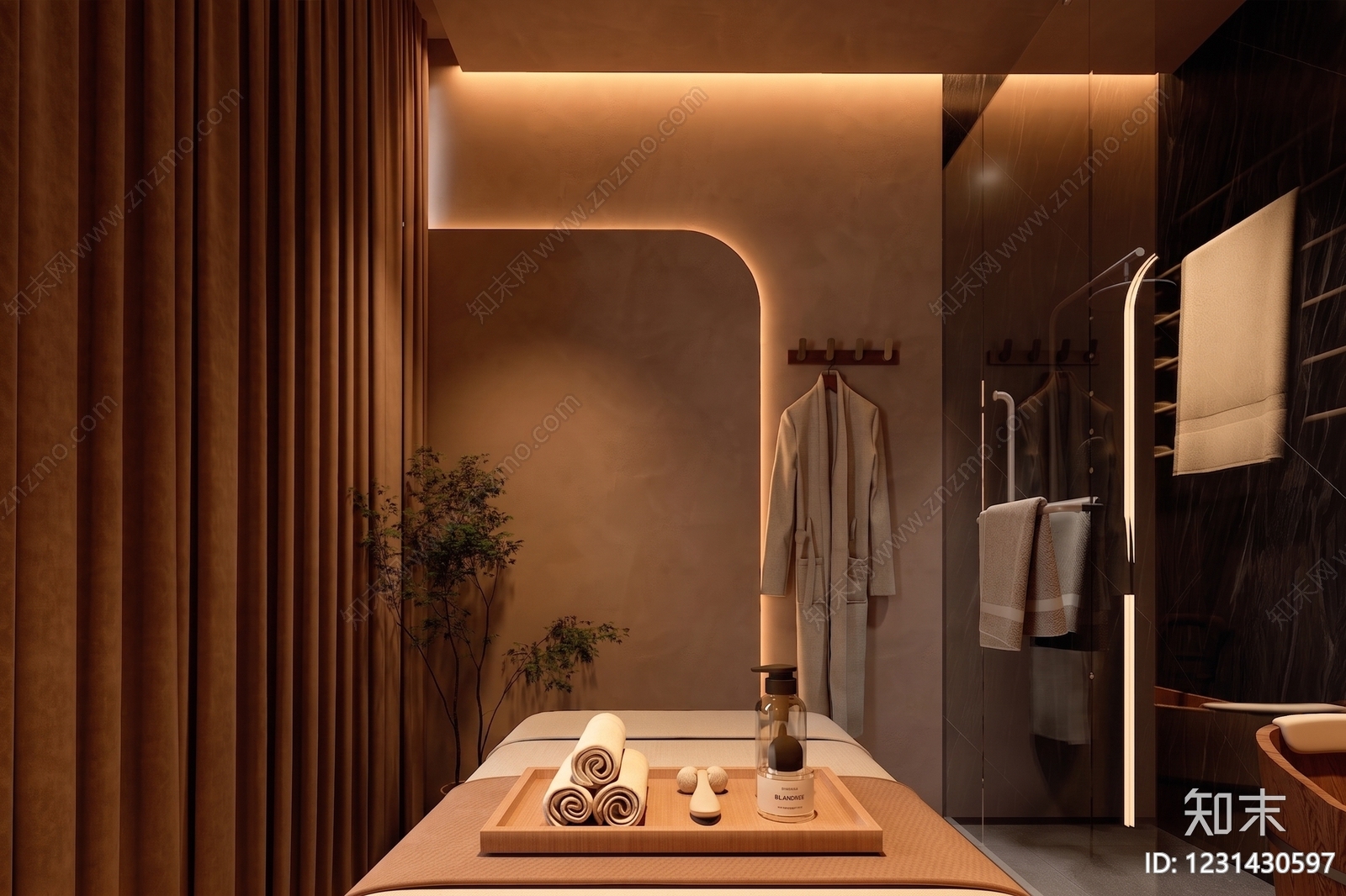 美容院cad施工图下载【ID:1231430597】