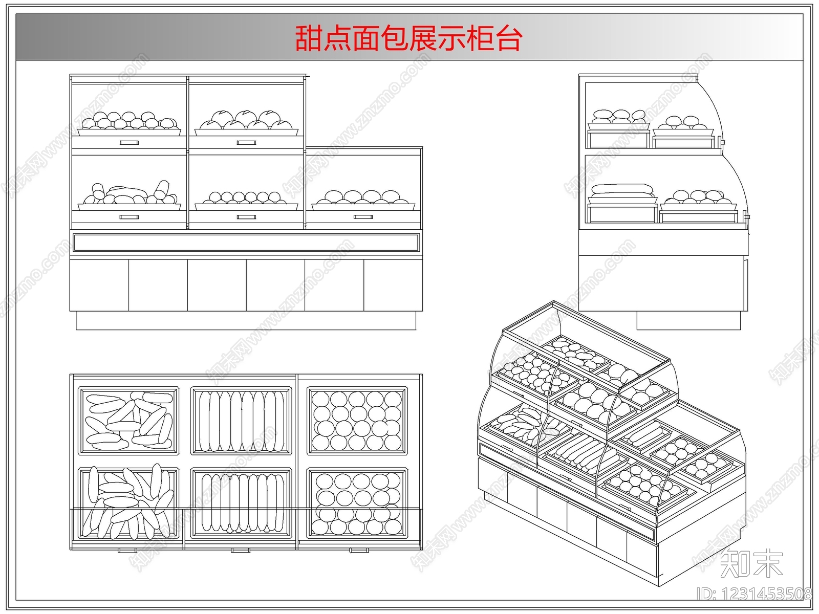 柜子cad施工图下载【ID:1231453508】