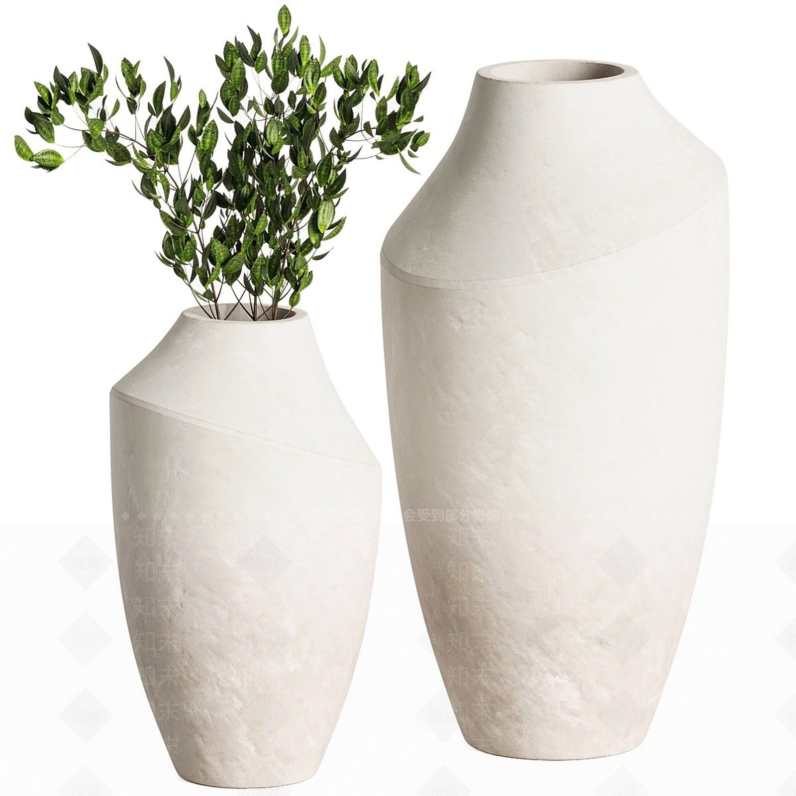 侘寂花瓶3D模型下载【ID:1231454940】