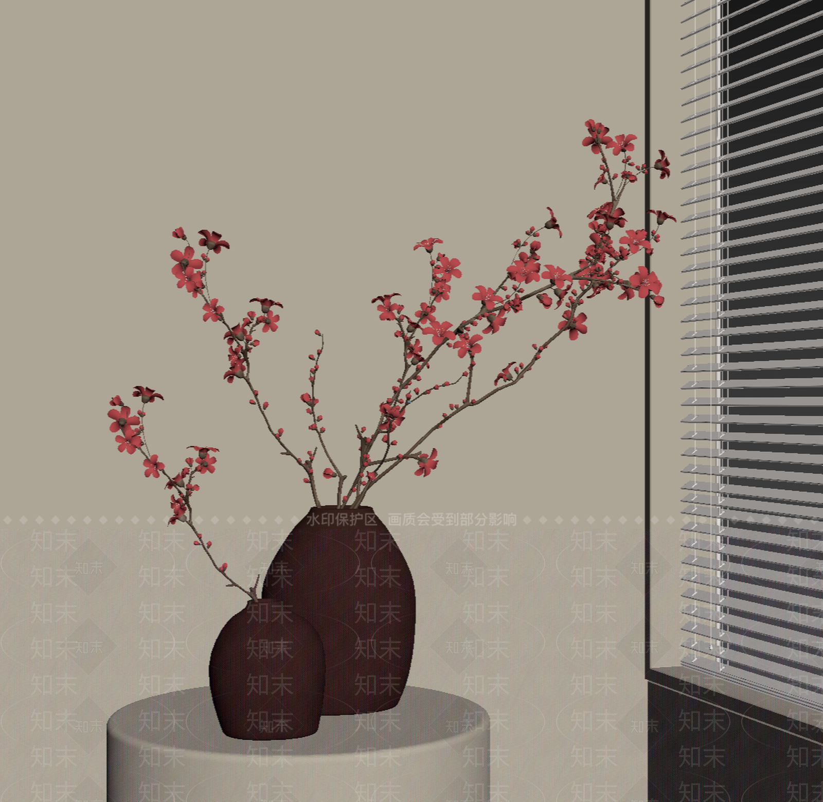 新中式花瓶SU模型下载【ID:1231458962】