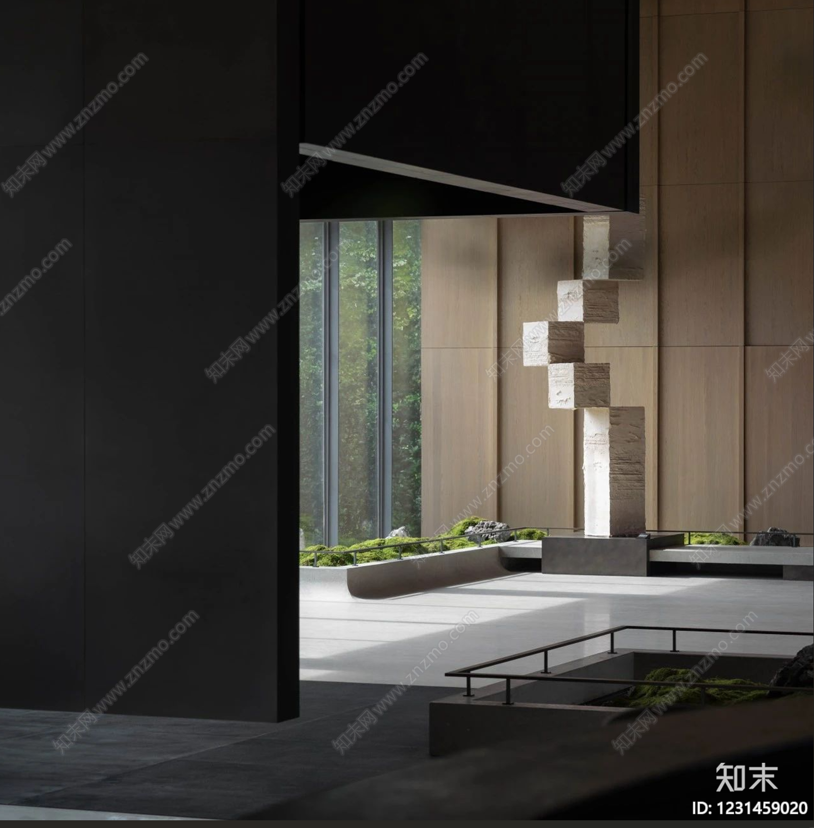 售楼处cad施工图下载【ID:1231459020】