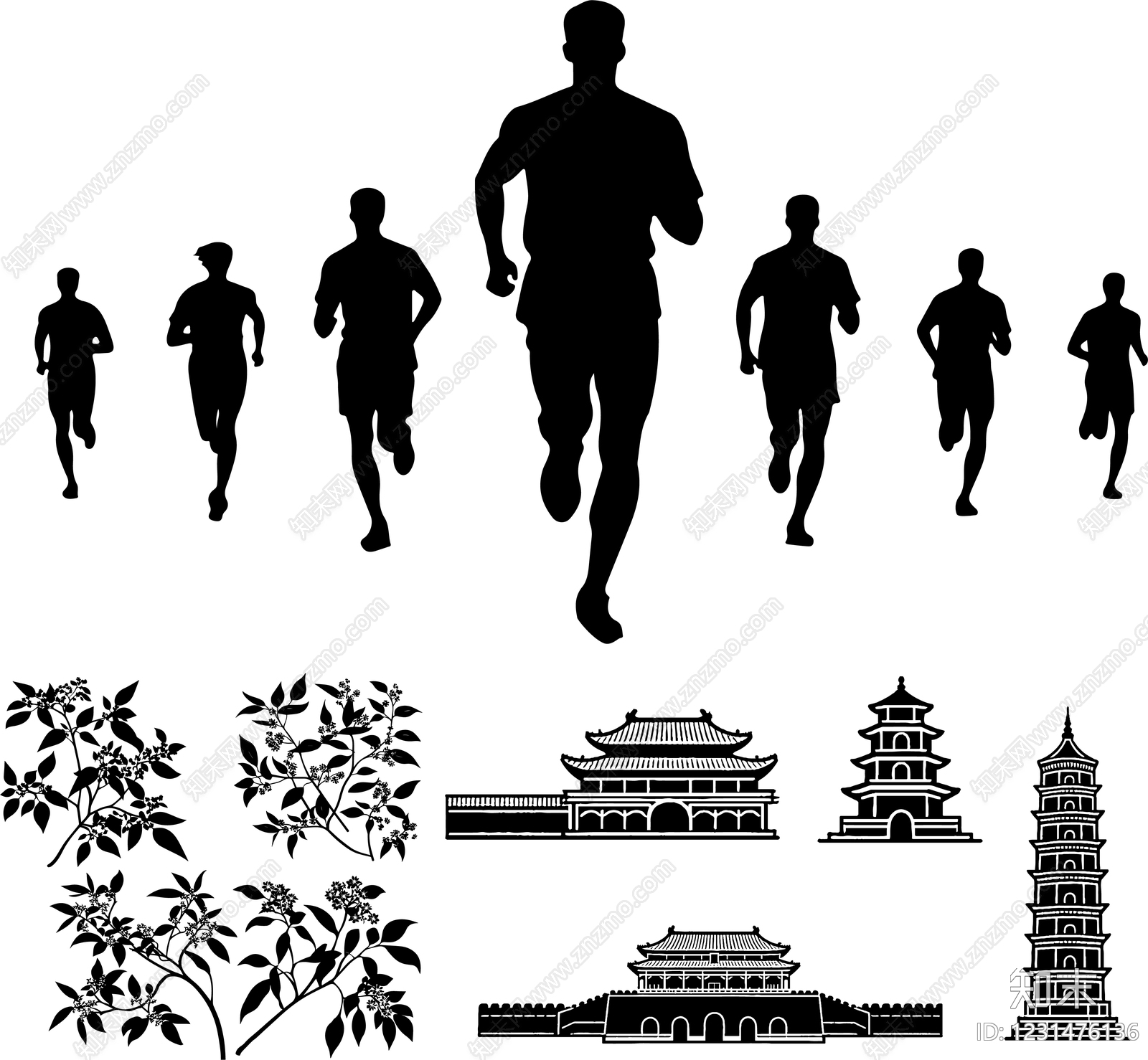 中式图库CAD图纸