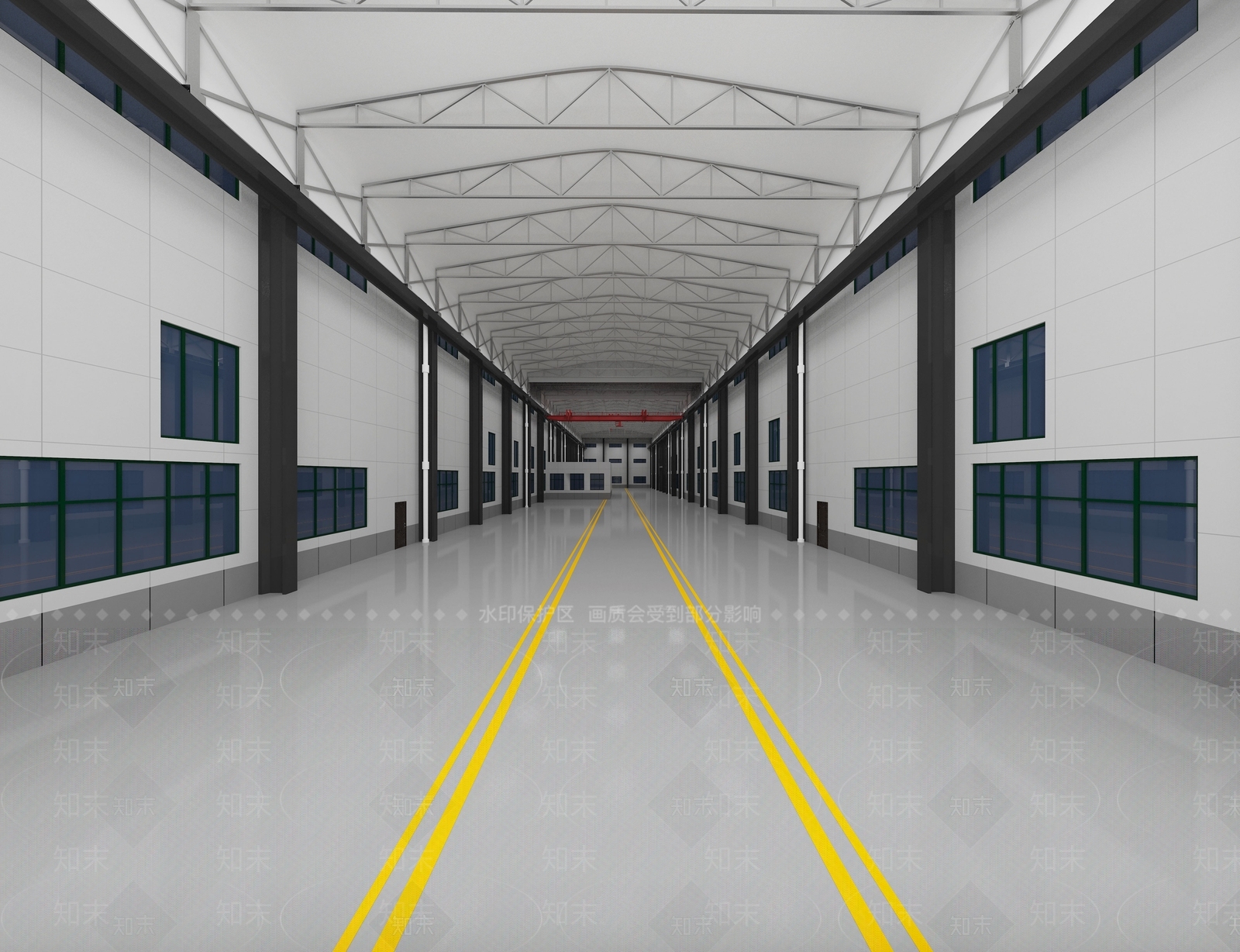 工业风生产车间3D模型下载【ID:1231477089】