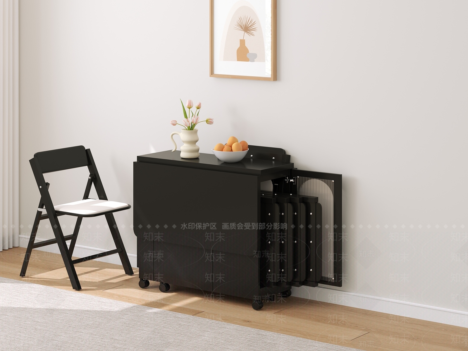 现代简约餐桌椅3D模型下载【ID:1231486056】