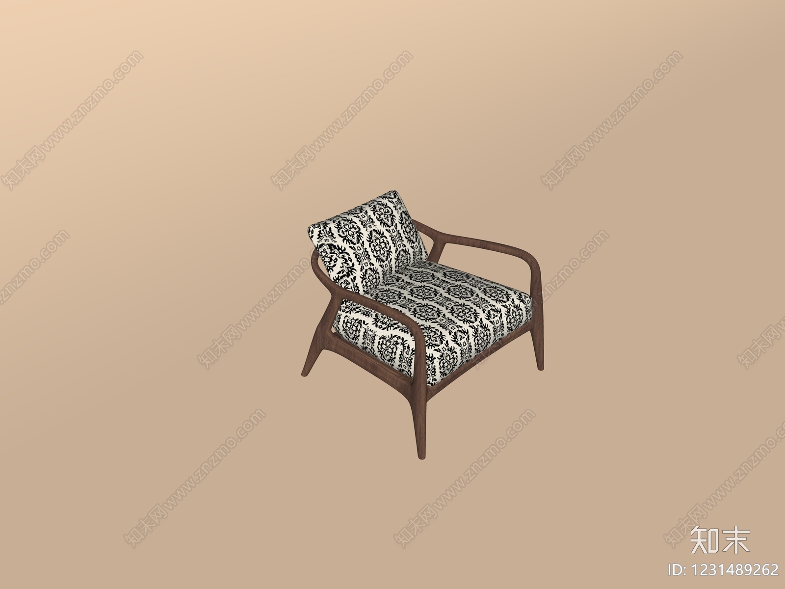 中古风休闲椅SU模型下载【ID:1231489262】