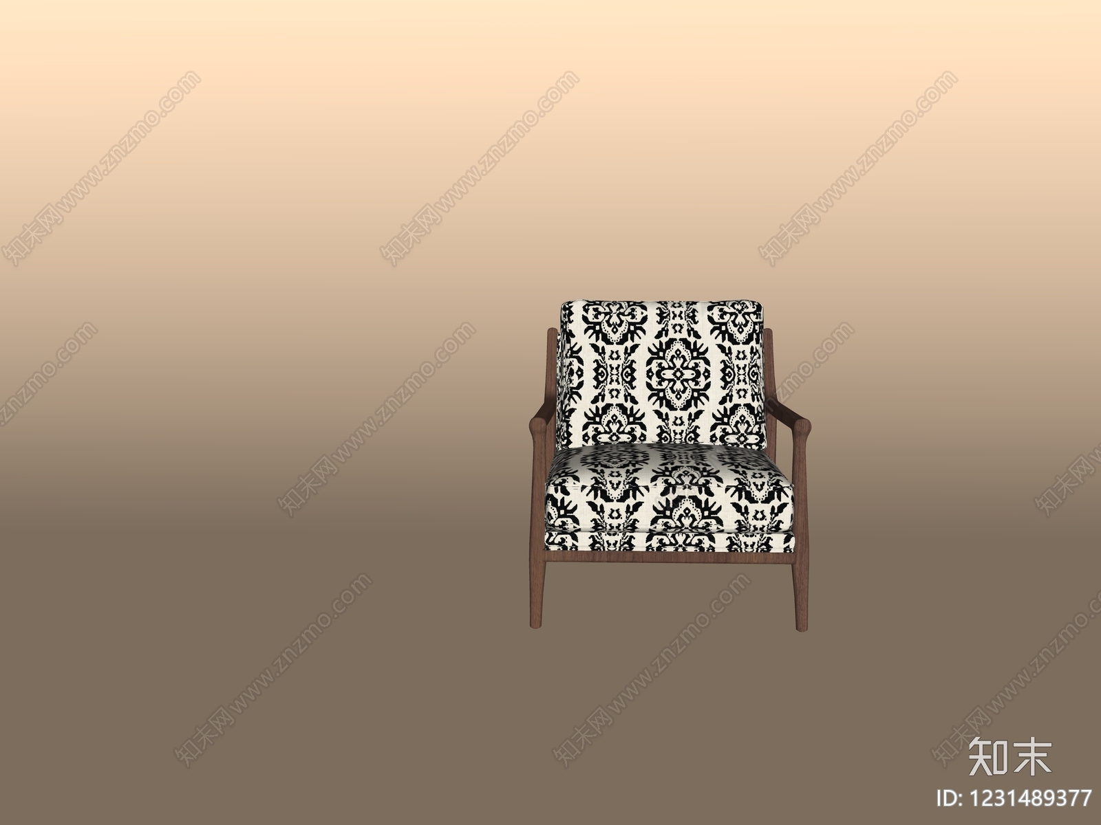 中古风休闲椅SU模型下载【ID:1231489377】