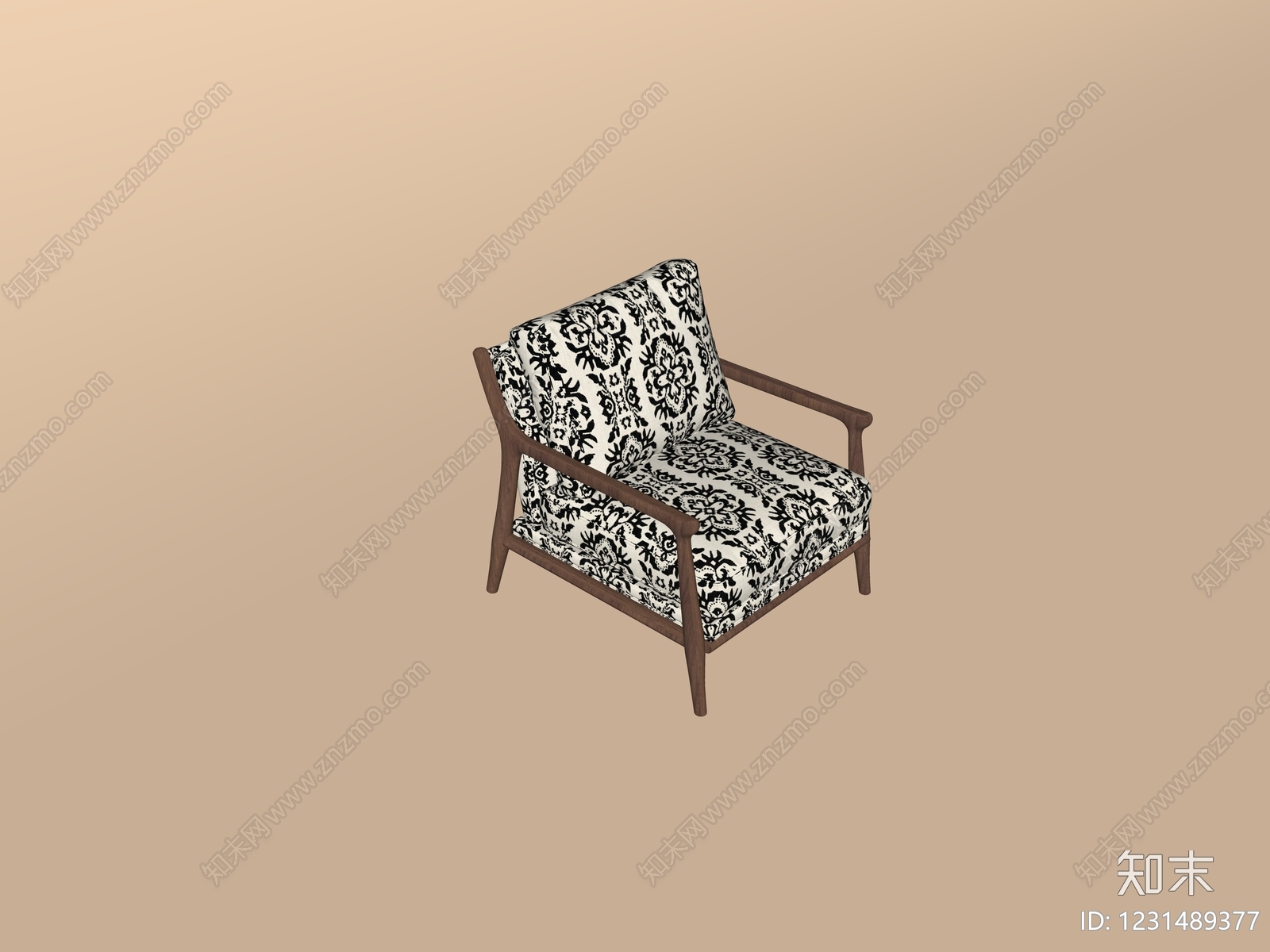 中古风休闲椅SU模型下载【ID:1231489377】