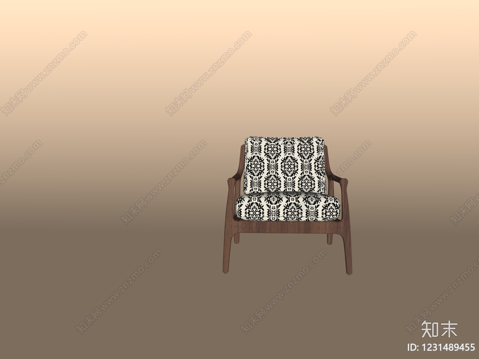 中古风休闲椅SU模型下载【ID:1231489455】