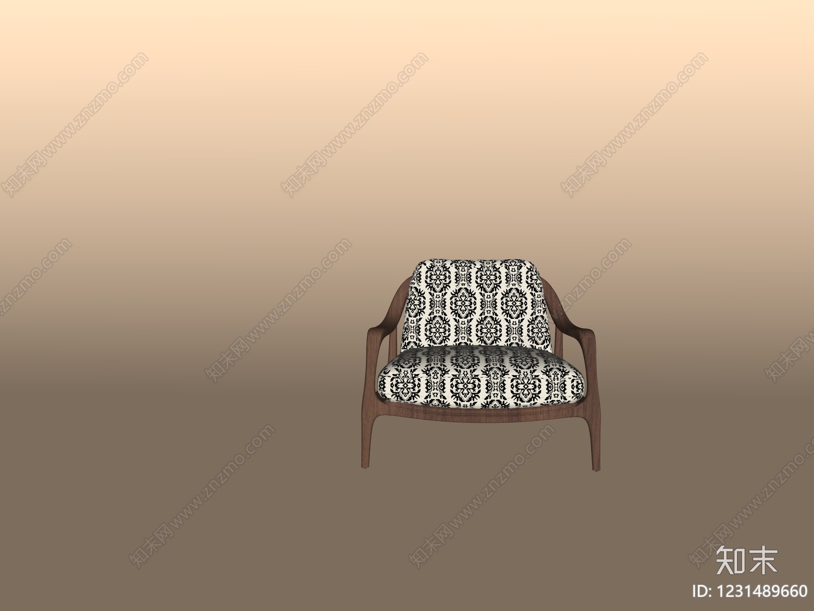 中古风休闲椅SU模型下载【ID:1231489660】