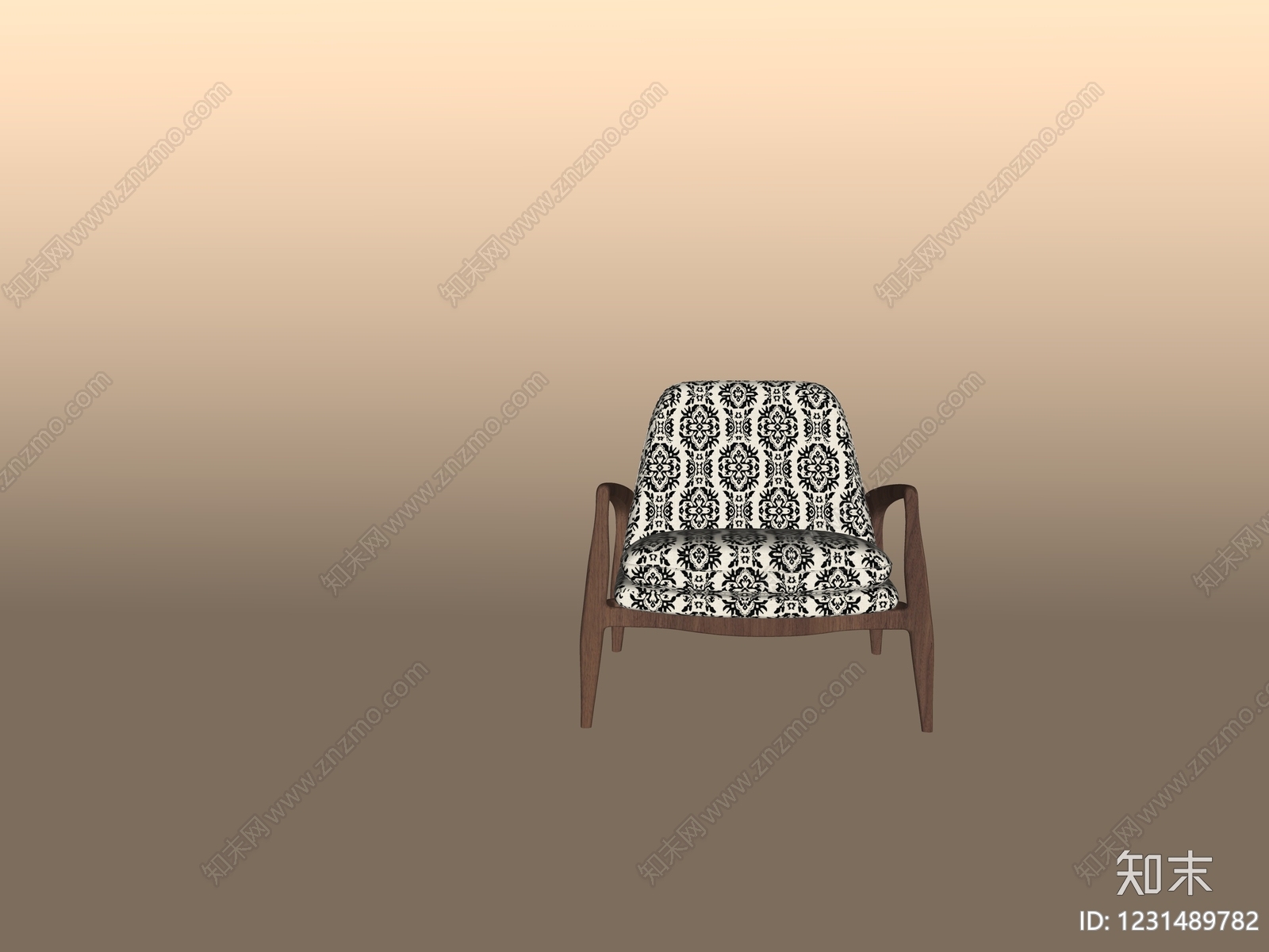 中古风休闲椅SU模型下载【ID:1231489782】