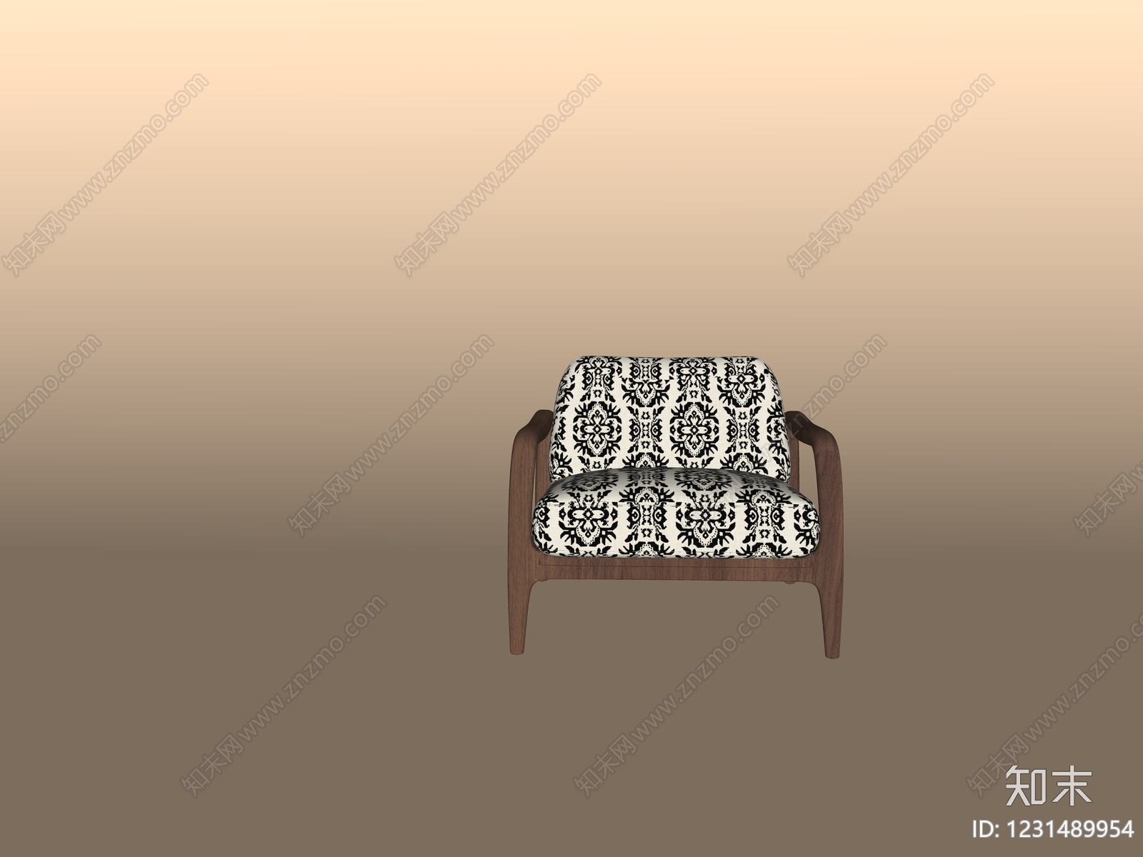 中古风休闲椅SU模型下载【ID:1231489954】