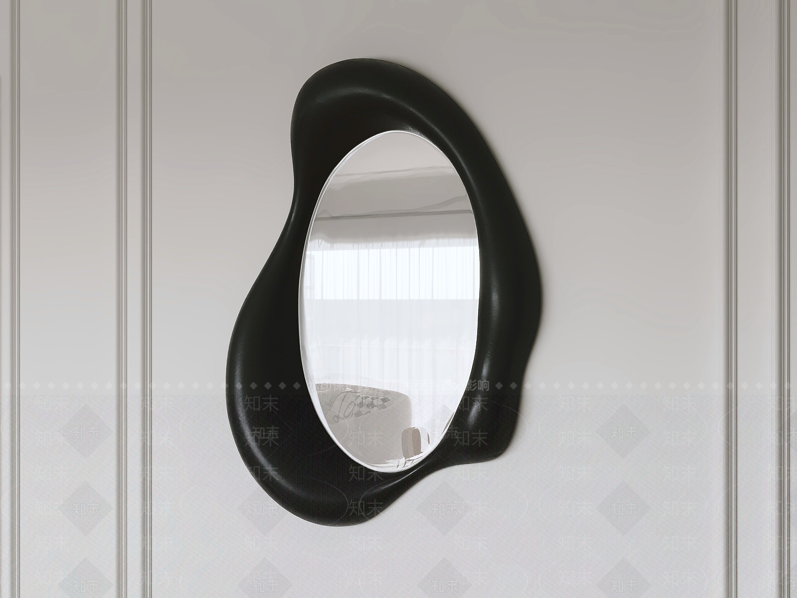 现代镜子3D模型下载【ID:1231491278】