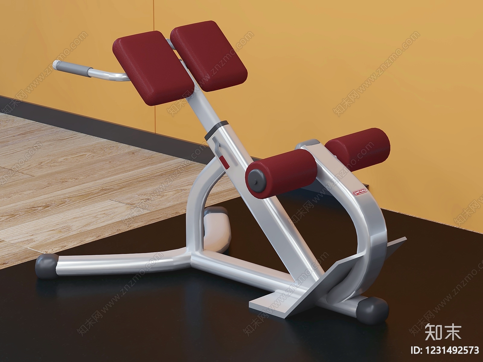 现代健身器材3D模型下载【ID:1231492573】