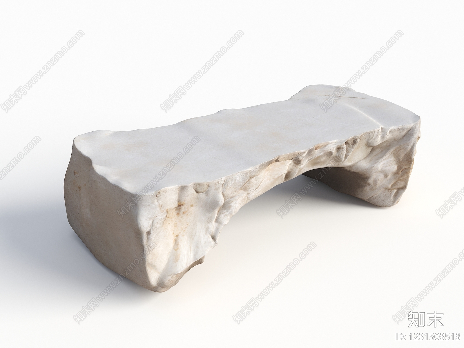 侘寂座椅座凳3D模型渲染效果图