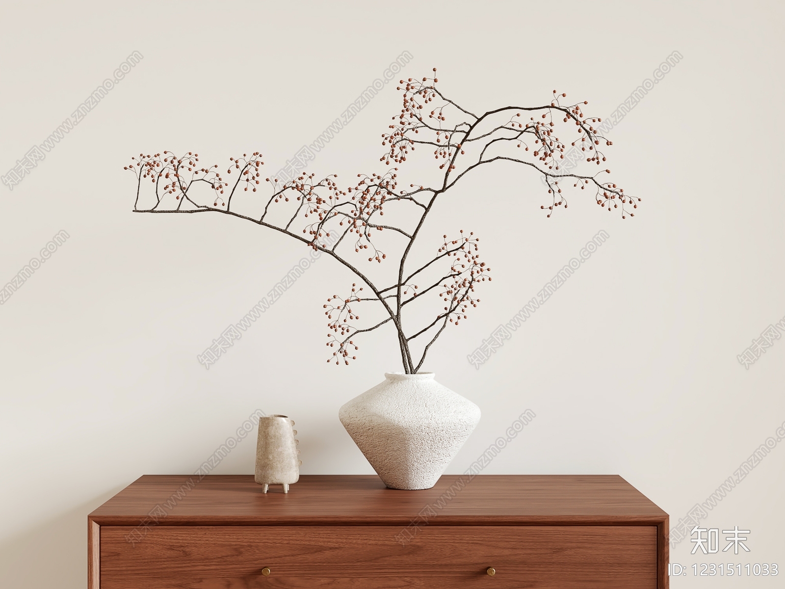 中古风花艺3D模型下载【ID:1231511033】