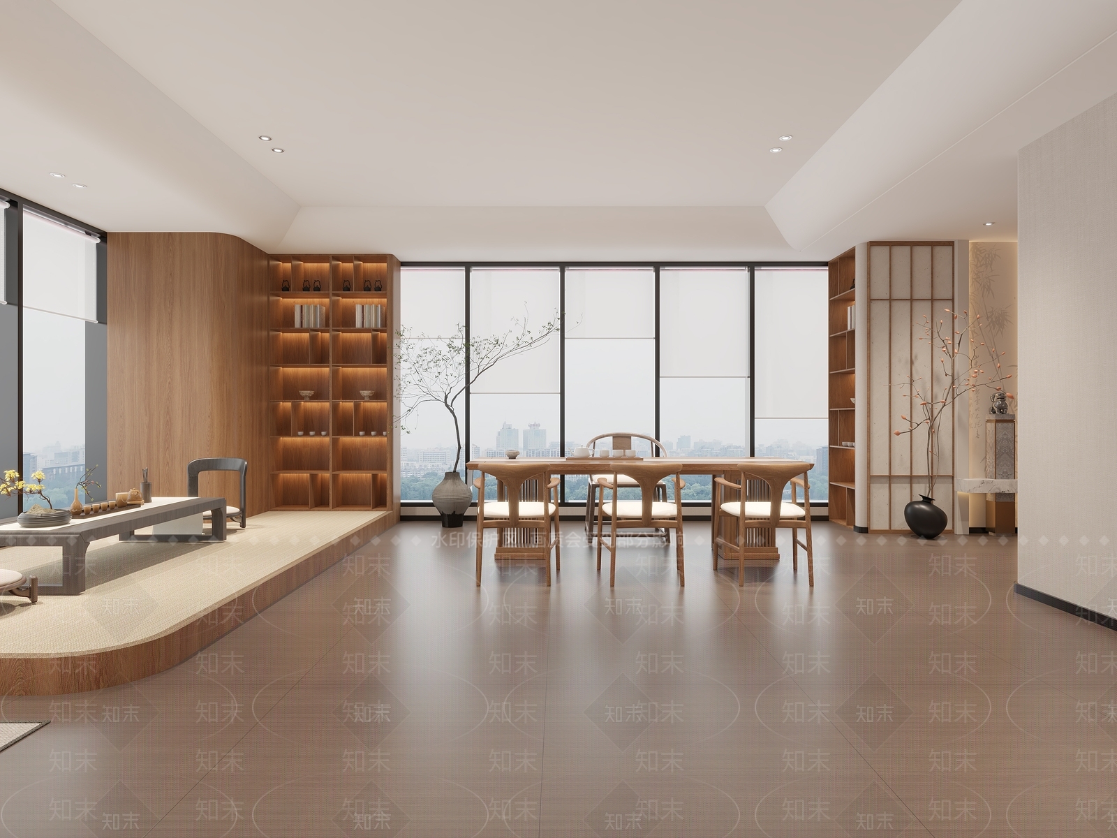 新中式美容院3D模型下载【ID:1231511763】