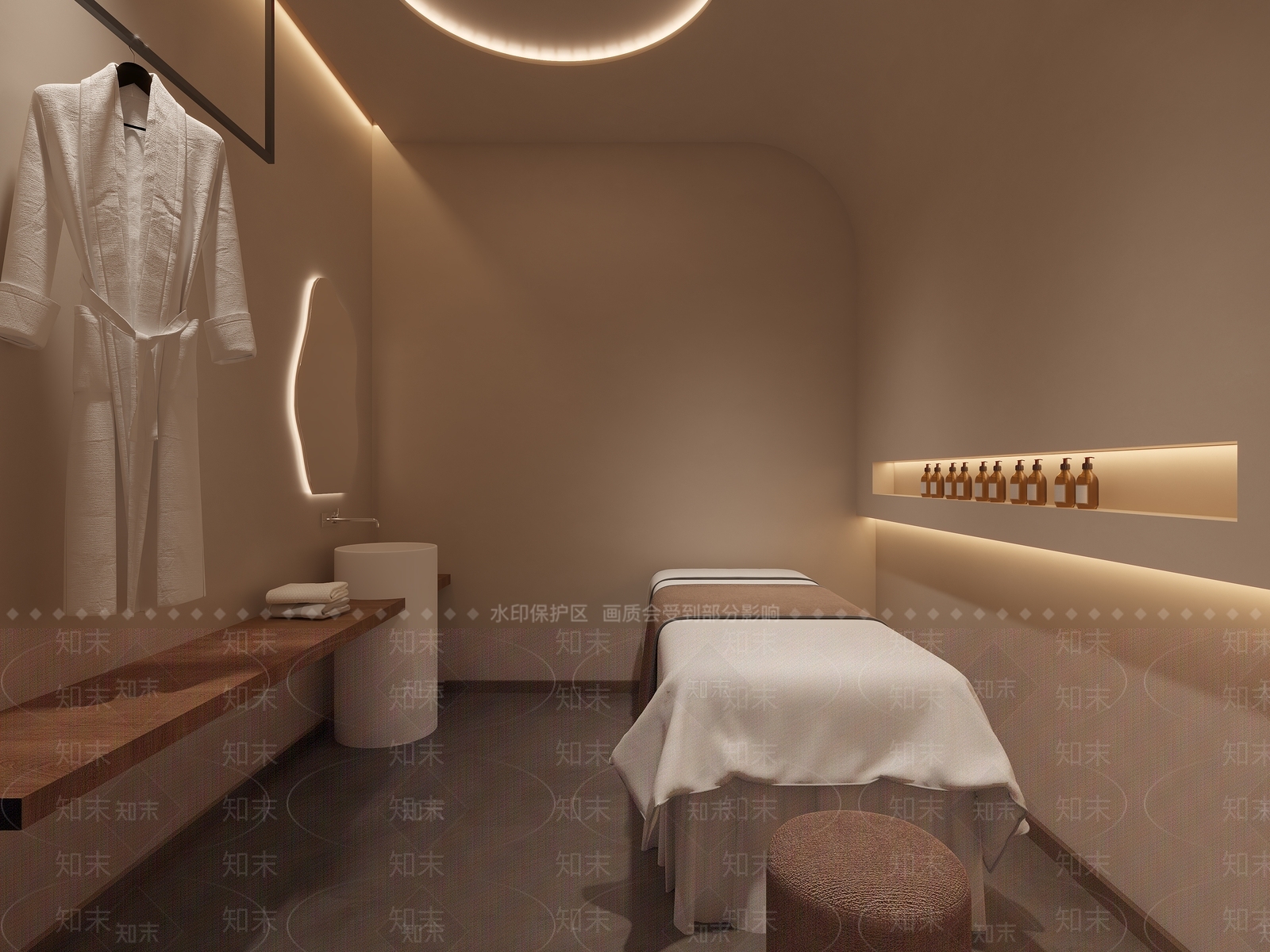 新中式美容院3D模型下载【ID:1231511763】