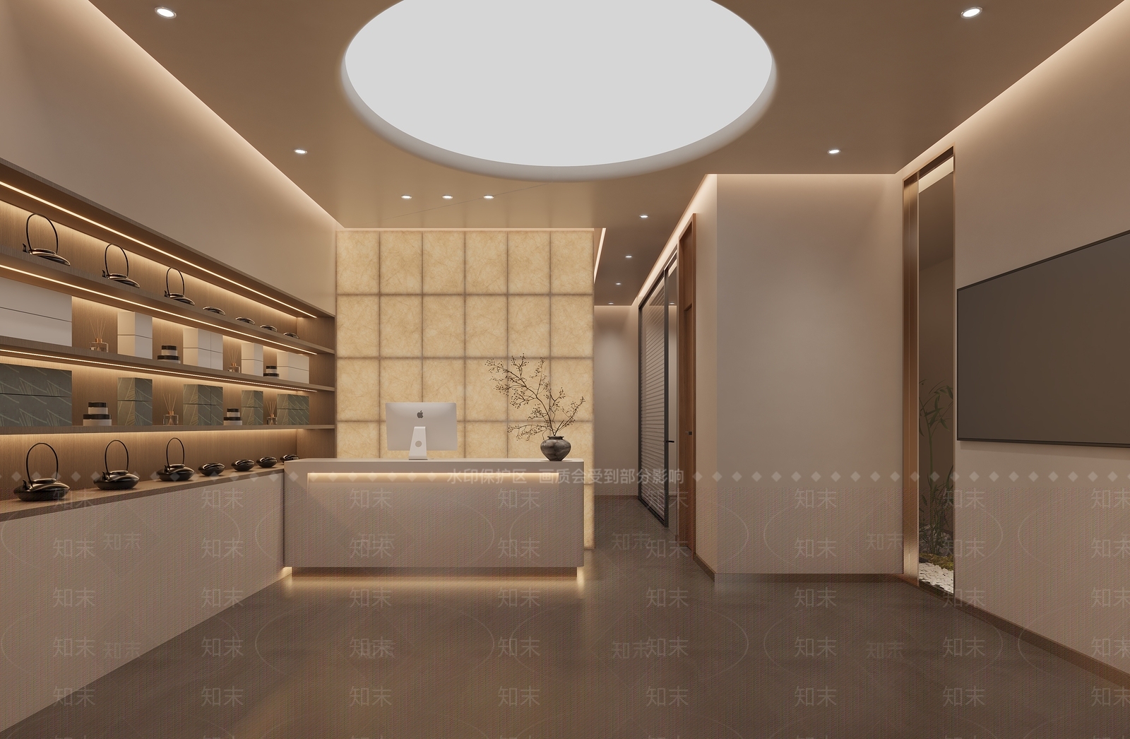 新中式美容院3D模型下载【ID:1231511919】