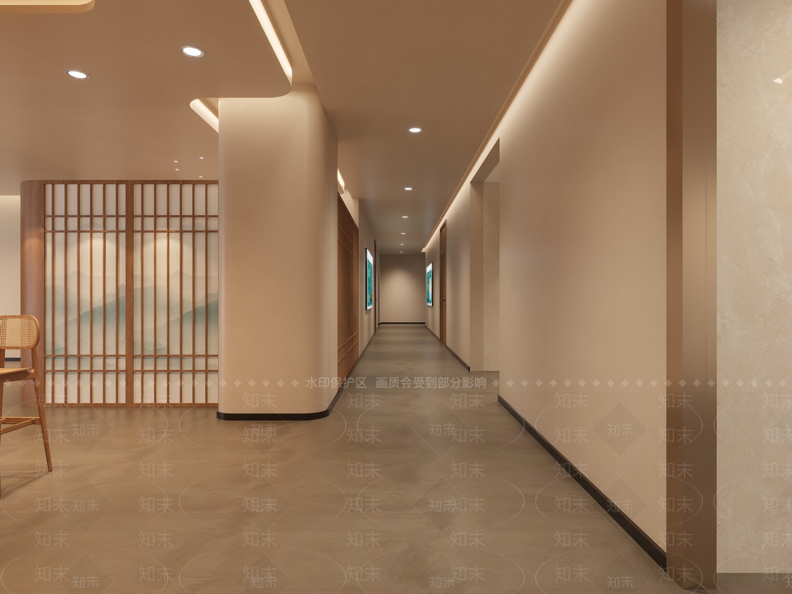 新中式美容院3D模型下载【ID:1231511919】