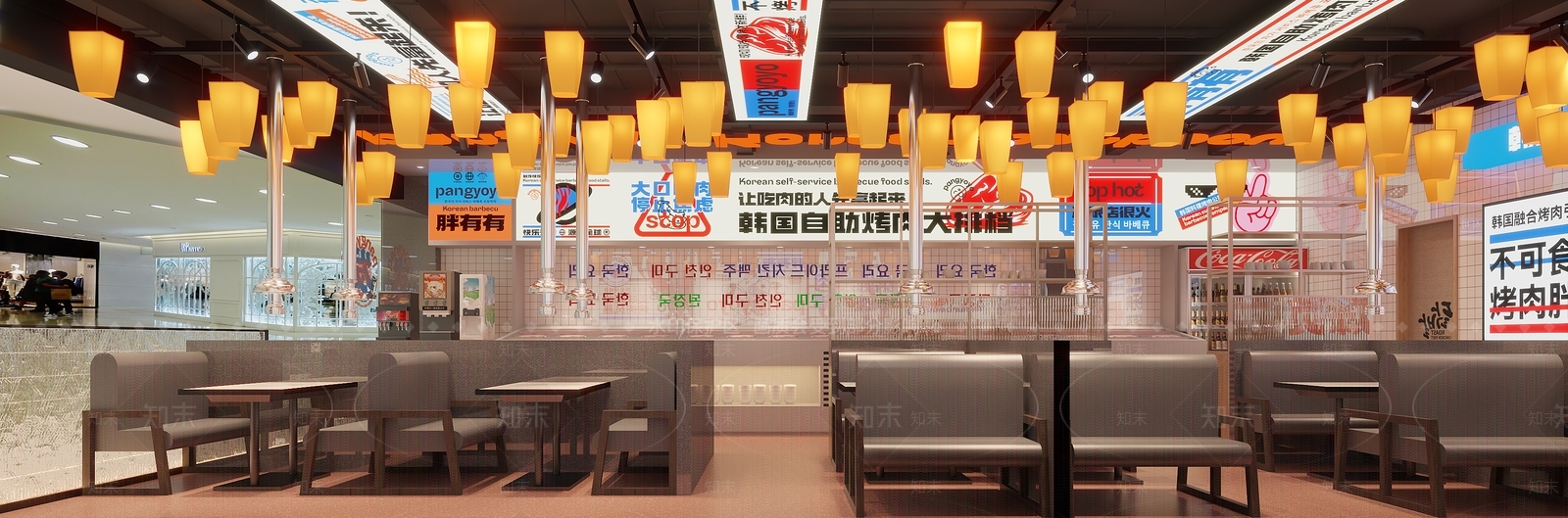 烤肉店3D模型下载【ID:1231512250】