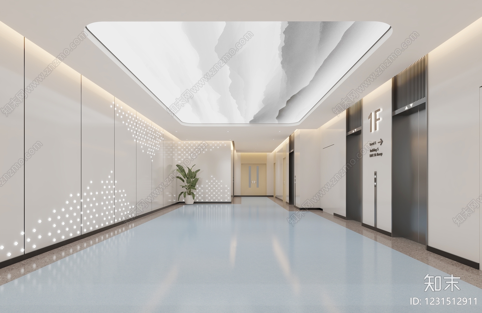 现代简约医院3D模型下载【ID:1231512911】