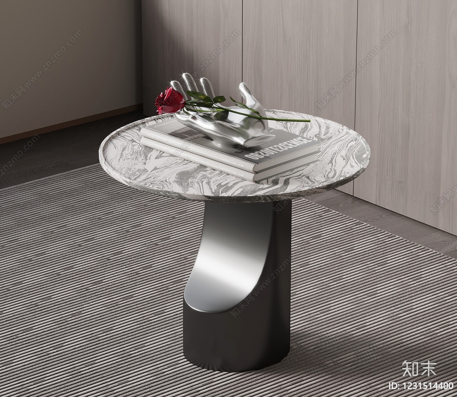 意式极简边几3D模型下载【ID:1231514400】