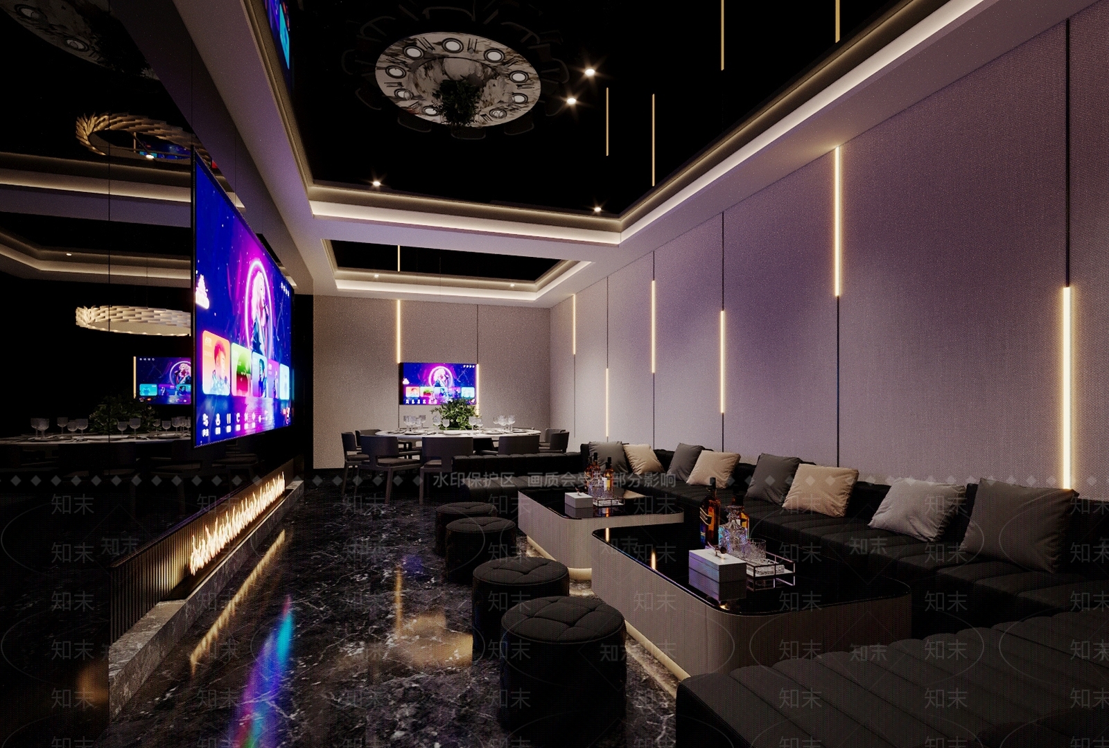 轻奢KTV3D模型下载【ID:1231514957】